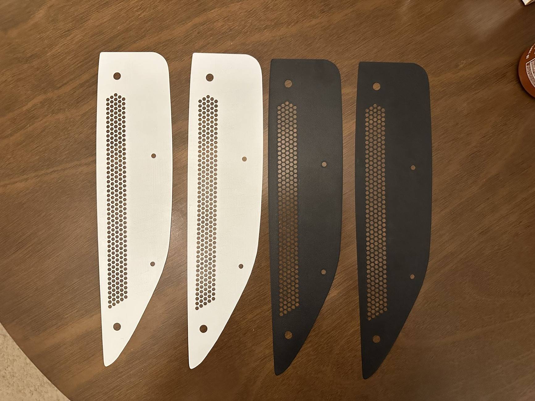 11th Gen Honda Civic 3D printed fender rock guard installed on FL5 1748799287993-7k