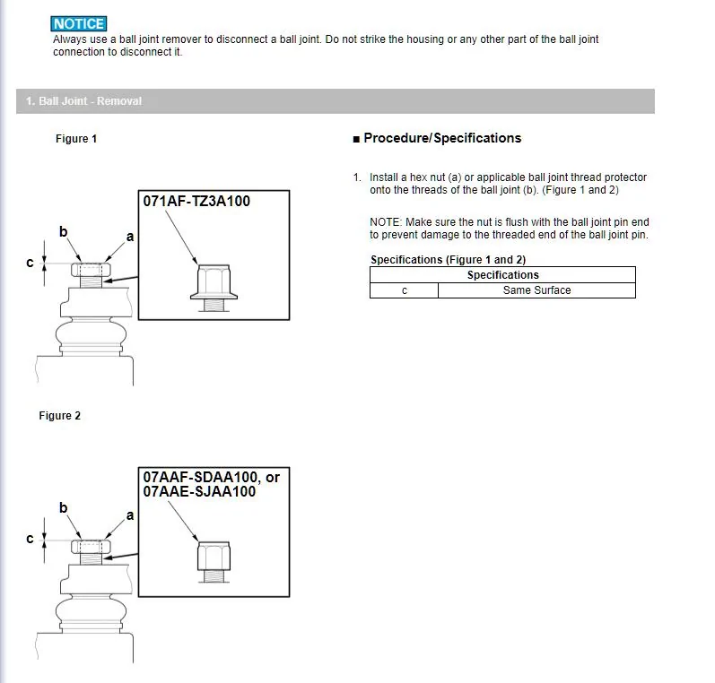 11th Gen Honda Civic Damper fork ("upper control arm") ball joint removal for axle access. 1749236698206-9k
