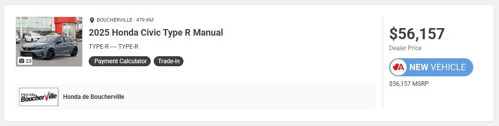 11th Gen Honda Civic Canadian dealer asked what colour Type R I want 1749343423416-sr