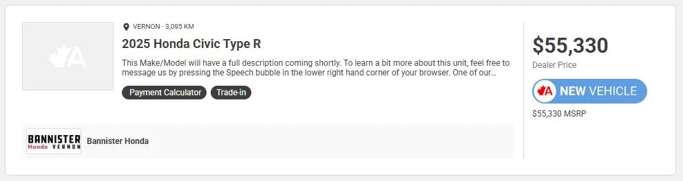 11th Gen Honda Civic Canadian dealer asked what colour Type R I want 1753735669569-m1