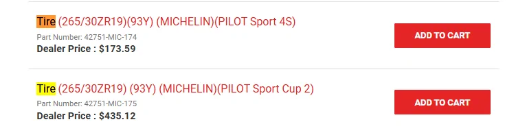11th Gen Honda Civic Cheapest way to get the Honda-specific Pilot Sport Cup 2 tires for stock wheels? 1755027229077-h9