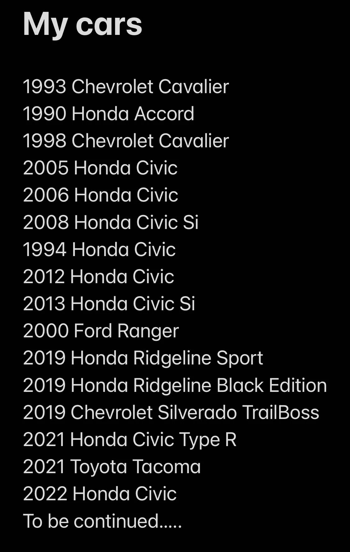 11th Gen Honda Civic Well its a start… 1A1E1F87-006E-416C-8CA2-490340B0841A