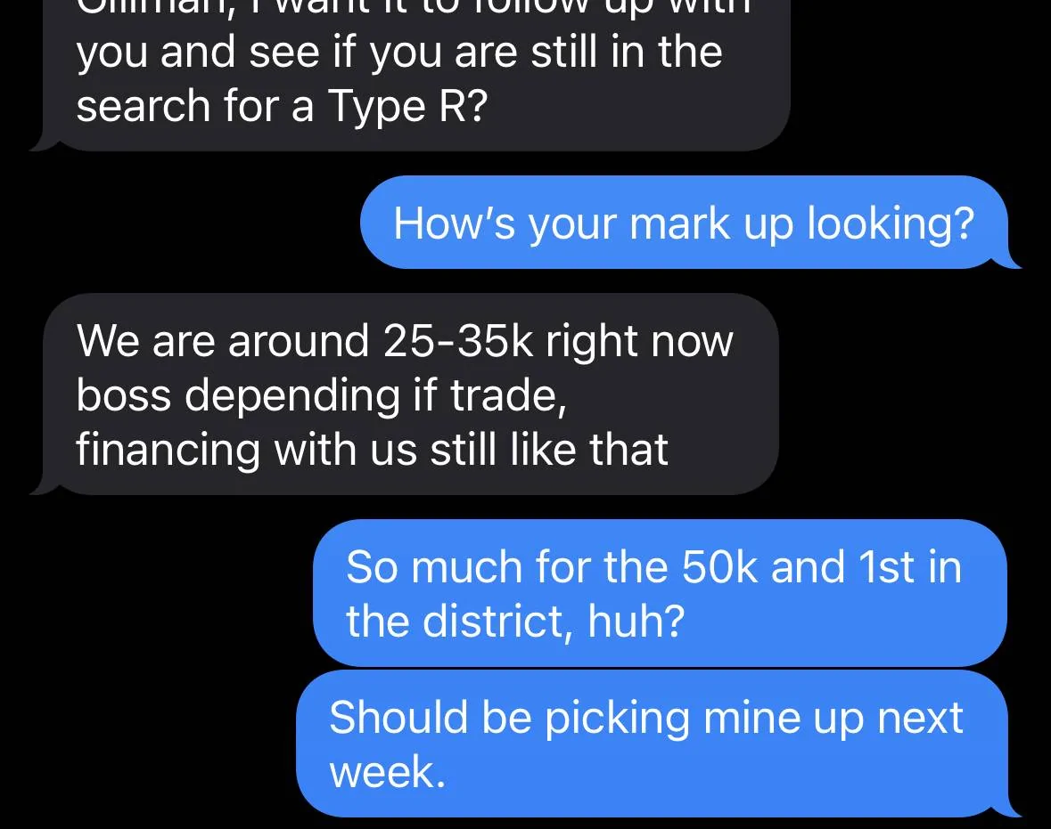 11th Gen Honda Civic The FL5 Dealer ADM Markup Thread 1A5D7B96-8CD8-4ABB-A414-069F31B5F895