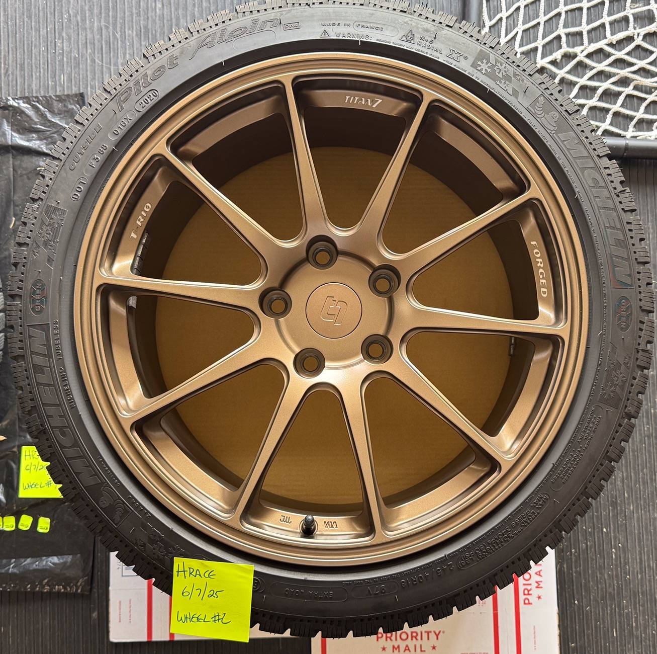 11th Gen Honda Civic (Sold) $1,800: Wheels, Titan 7, T-R10, Bronze, 18x9.5 +45 2, Wheel 2 front