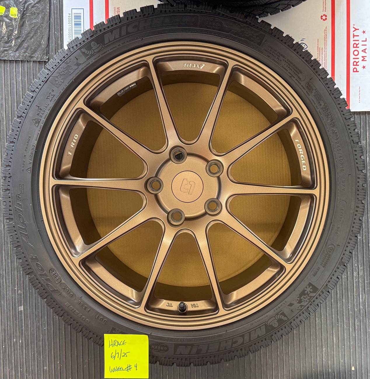 11th Gen Honda Civic (Sold) $1,800: Wheels, Titan 7, T-R10, Bronze, 18x9.5 +45 2, Wheel 4 front