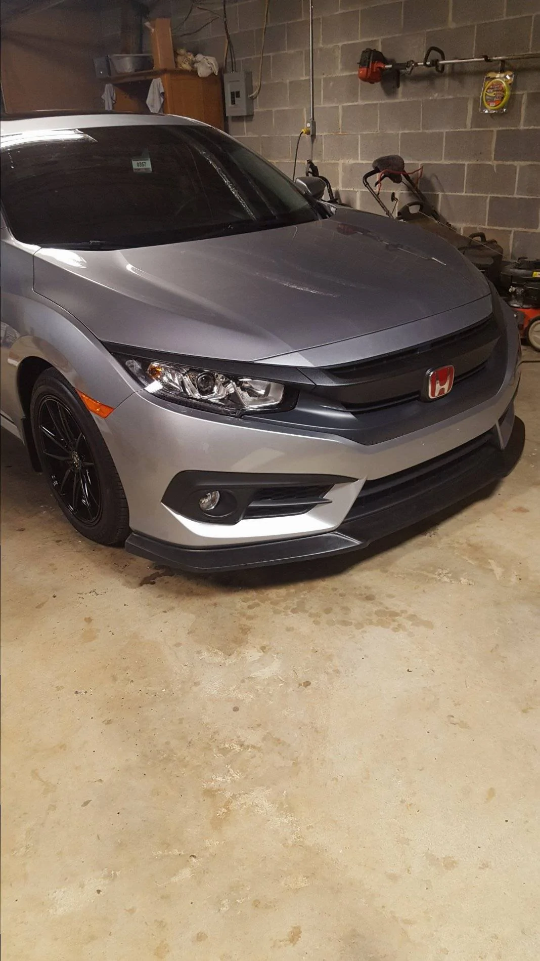 11th Gen Honda Civic 16-17 Civic 10th Gen Sedan - GT Style Front Bumper Lip (PU) - BLF-HC164GT-PU - UPDATED VERSION2 20170127_223143