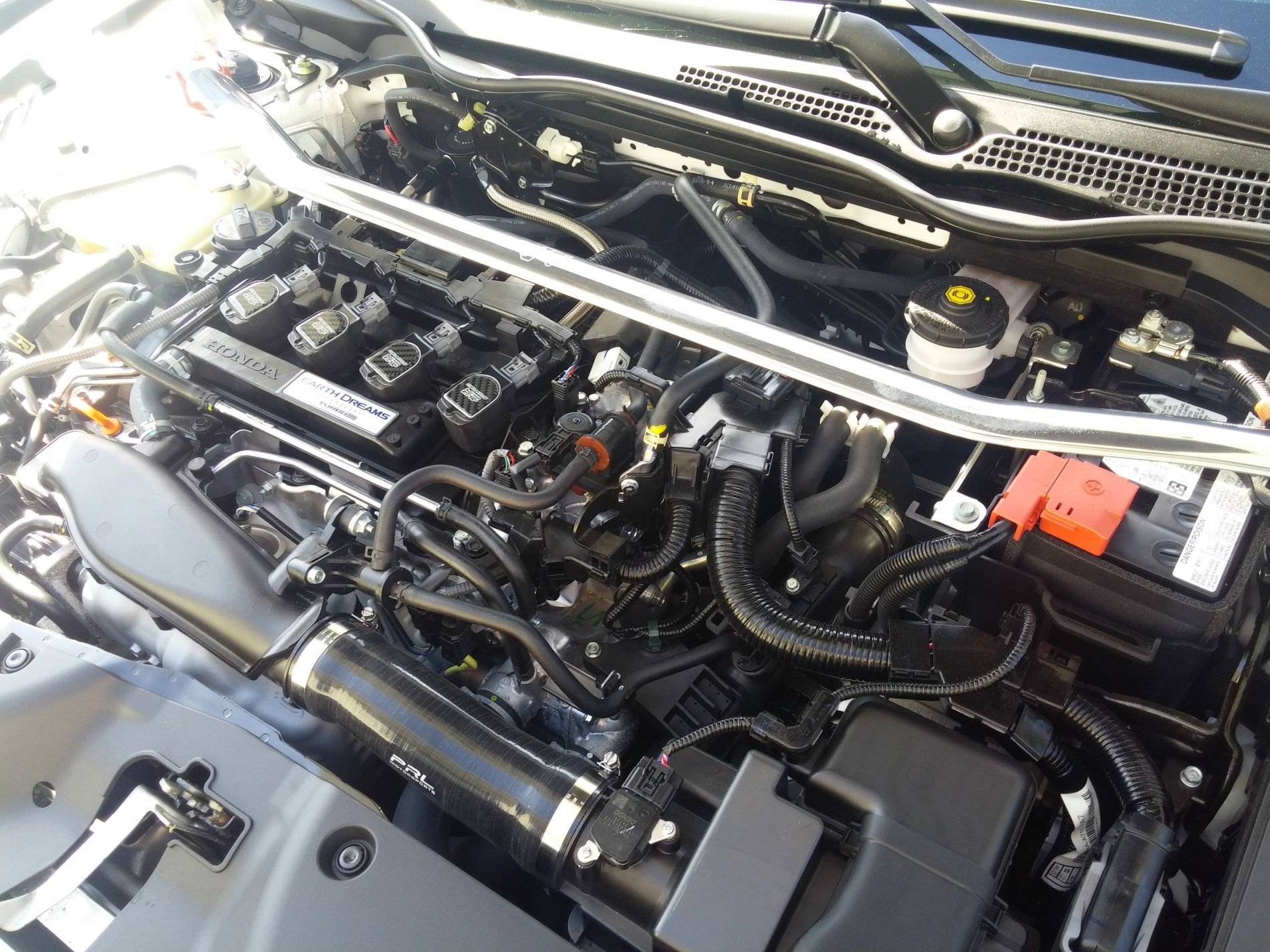11th Gen Honda Civic PRL Motorsports Stock Replacement Air Filter and Silicone Intake Hose 20170611_164047