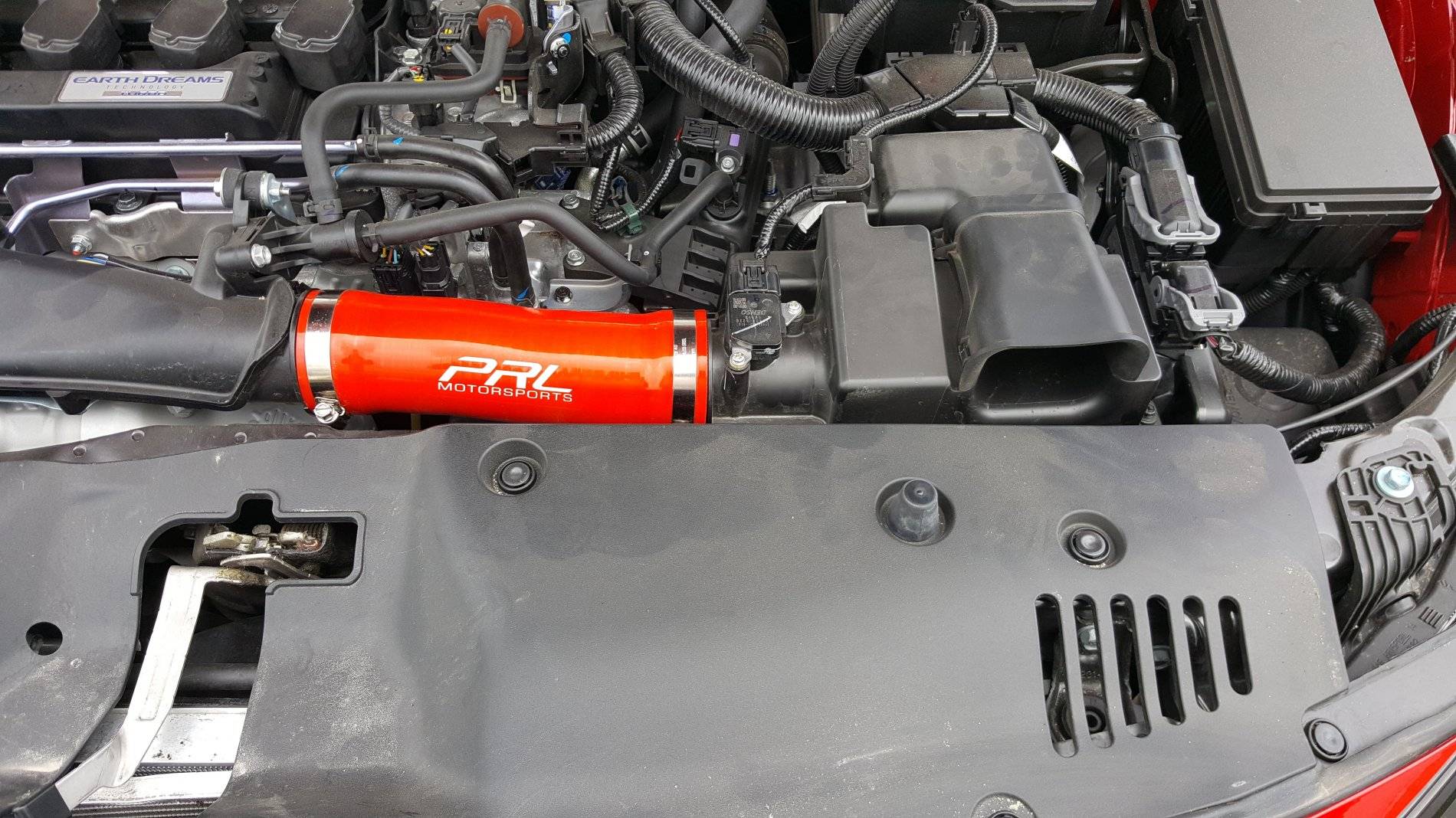 11th Gen Honda Civic PRL Motorsports Stock Replacement Air Filter and Silicone Intake Hose 20170618_155135