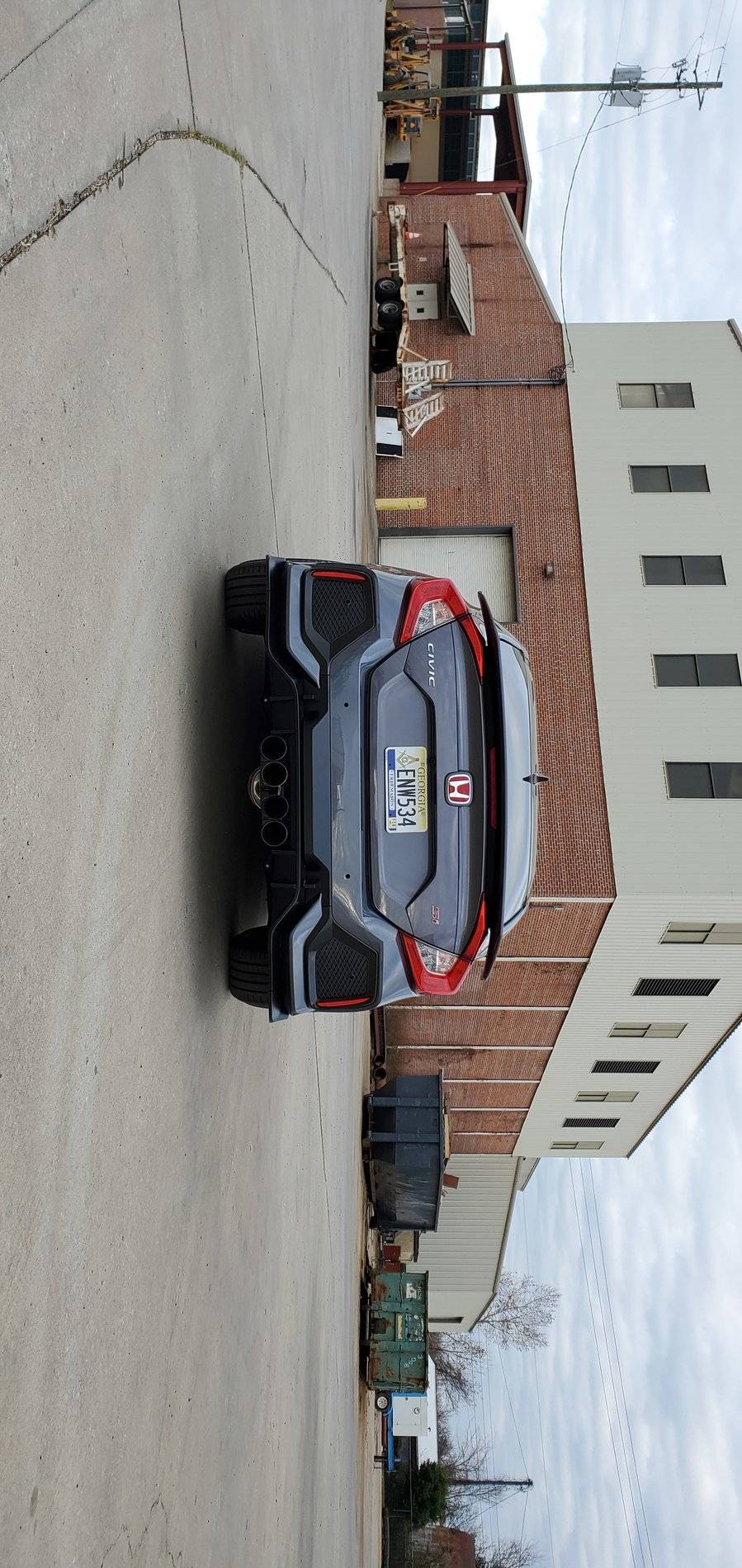 11th Gen Honda Civic 16-17 Honda Civic 10th-Gen Type-R Conversion Front Bumper PP 20191207_160529