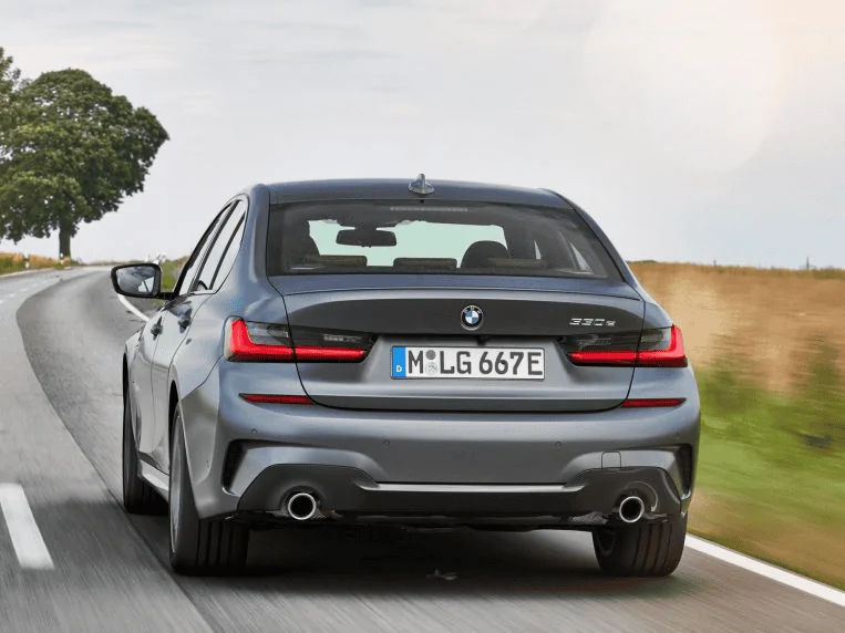 11th Gen Honda Civic World Debut: 11th Gen Honda Civic Prototype! 2021-bmw-330e-driving-rear-763x0