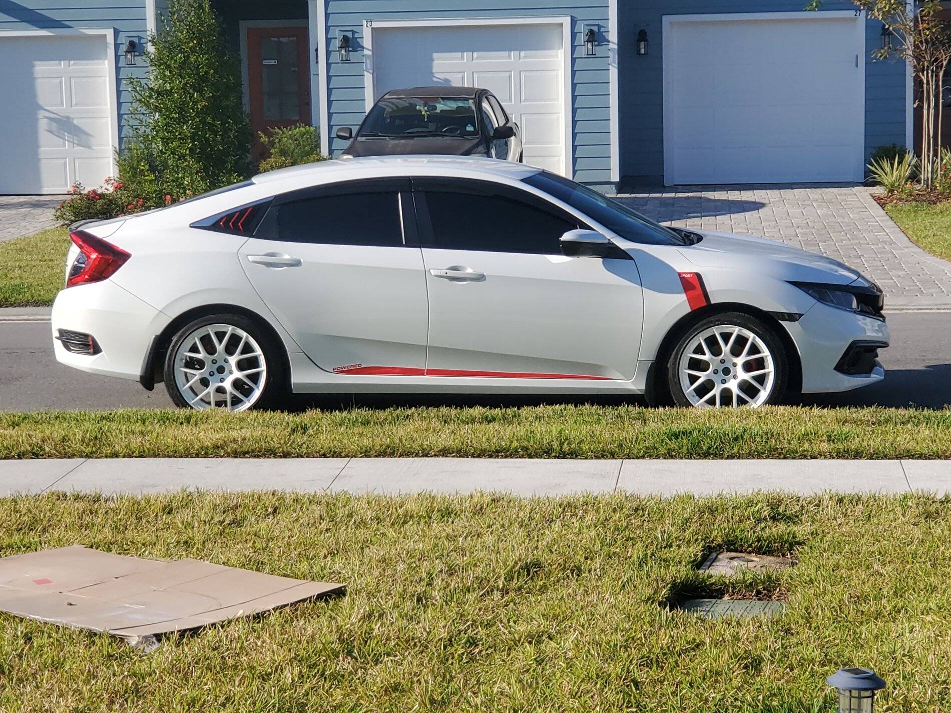 11th Gen Honda Civic New wheels on my sport 19 20211015_165811