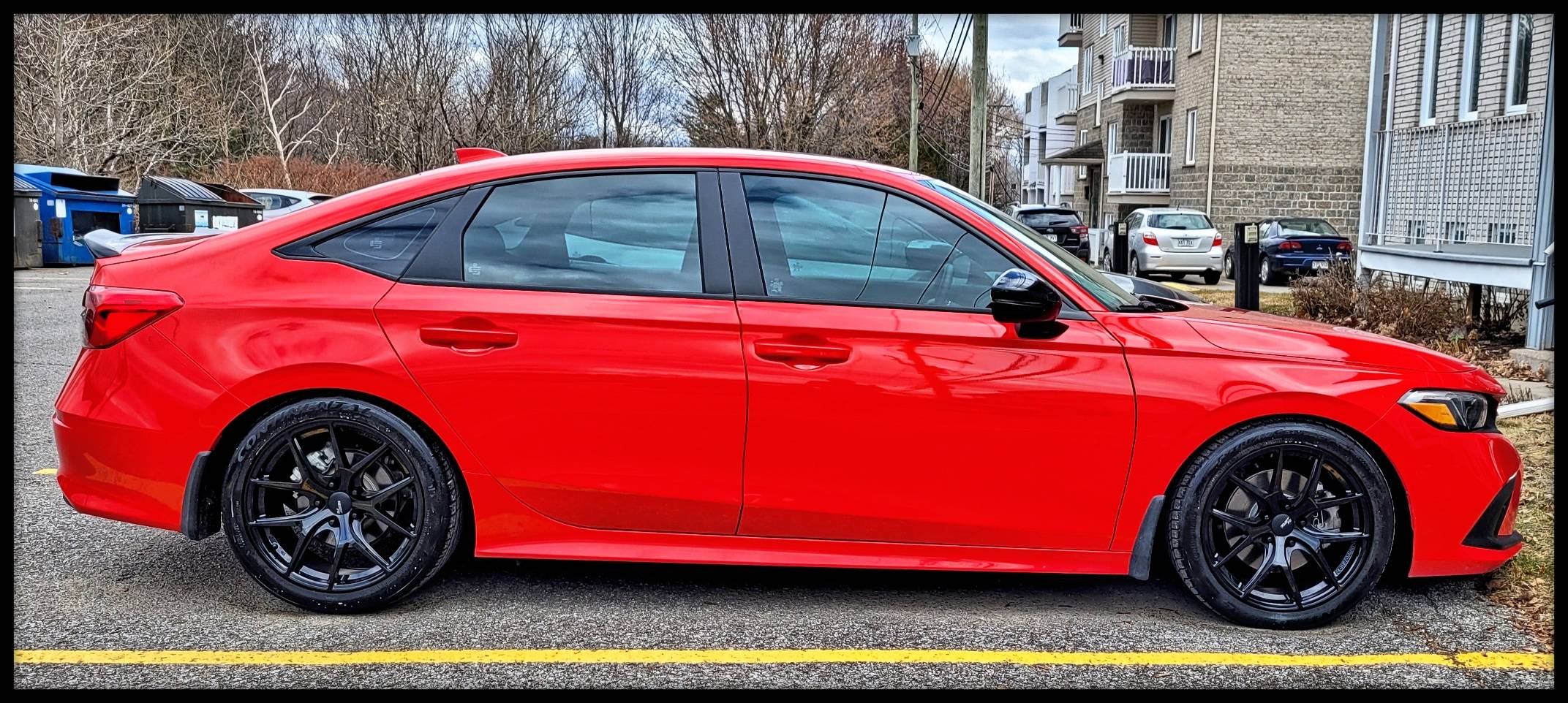 11th Gen Honda Civic 10th Gen Eibach Sportline Springs installed on 11th Gen Civic Sport 2022-04-16-15-26-57-609