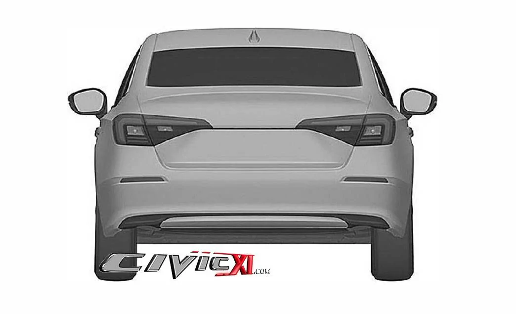 11th Gen Honda Civic Now See The 11th Gen Civic SEDAN Revealed In Patent Images 2022 11th gen Civic Sedan R3519485