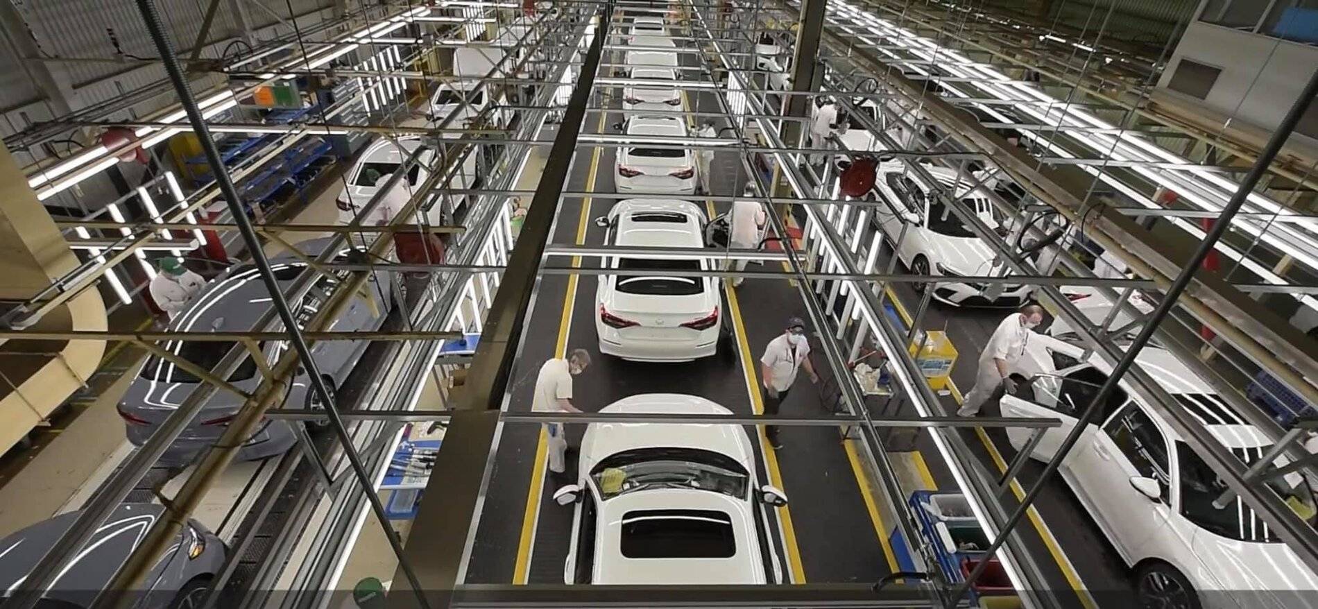 11th Gen Honda Civic 2022 Civic Sedan Production Begins in Canada 2022 Civic Sedan Alliston Ontario Production Plant 02