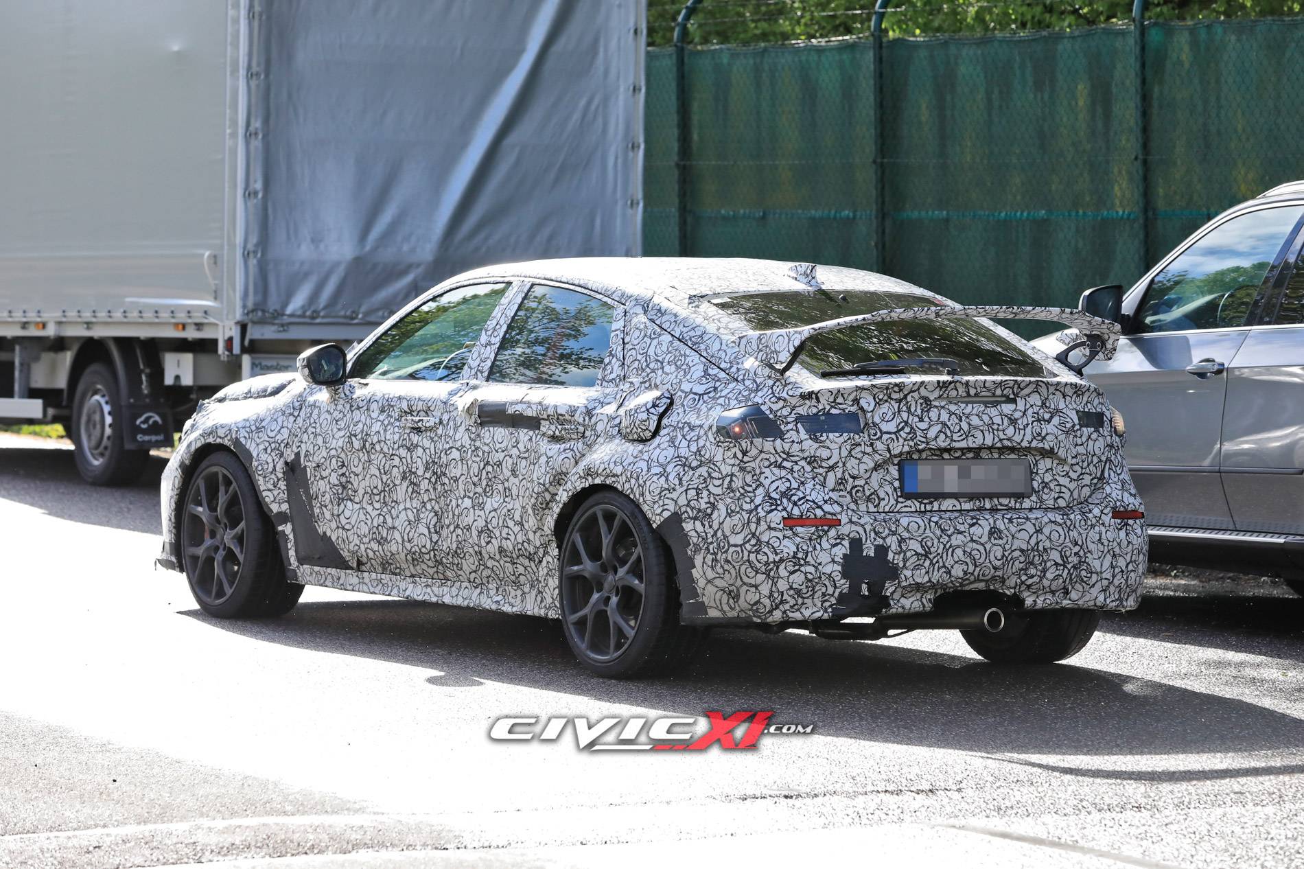 11th Gen Honda Civic 2022 Civic Type R Spied in Best Looks Yet! ? 2022 Civic Type R Hatchback Spied 14