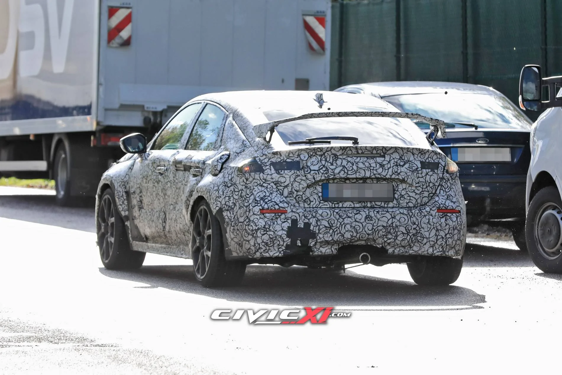 11th Gen Honda Civic 2022 Civic Type R Spied in Best Looks Yet! ? 2022 Civic Type R Hatchback Spied 17