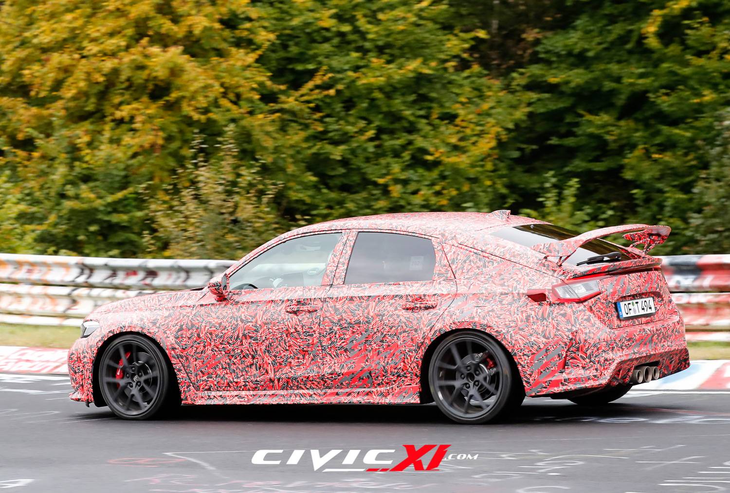 11th Gen Honda Civic ? First Video of 2023 Civic Type R Track Testing at Nurburgring! 2022-civic-type-r-nurburgring-track-testing-12