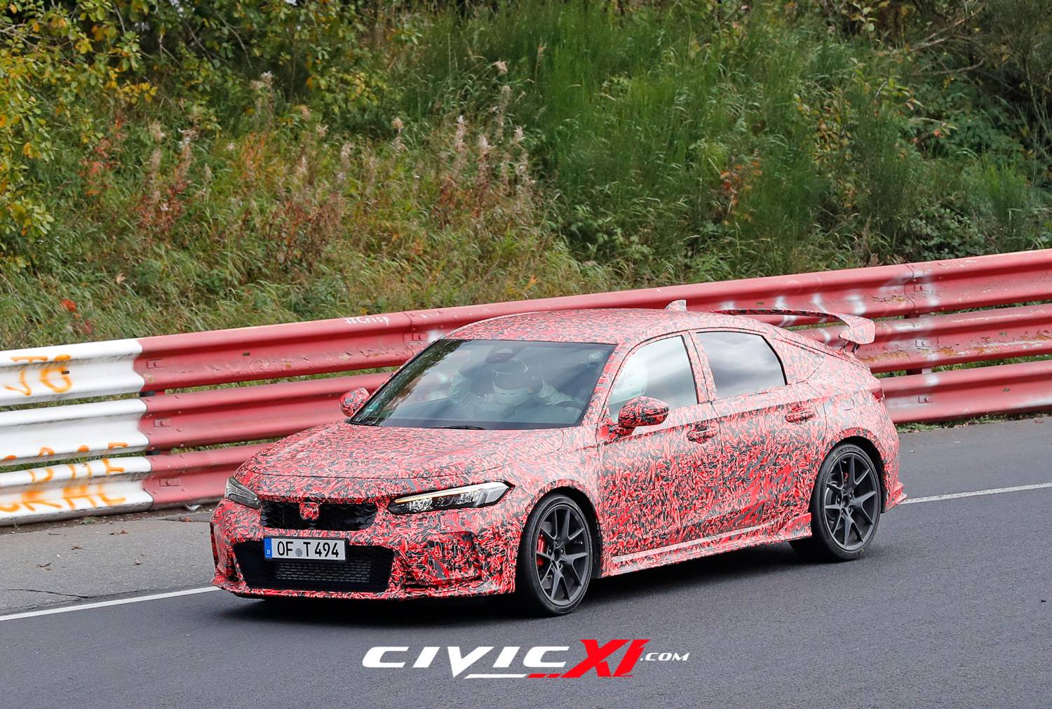 11th Gen Honda Civic ? First Video of 2023 Civic Type R Track Testing at Nurburgring! 2022-civic-type-r-nurburgring-track-testing-19