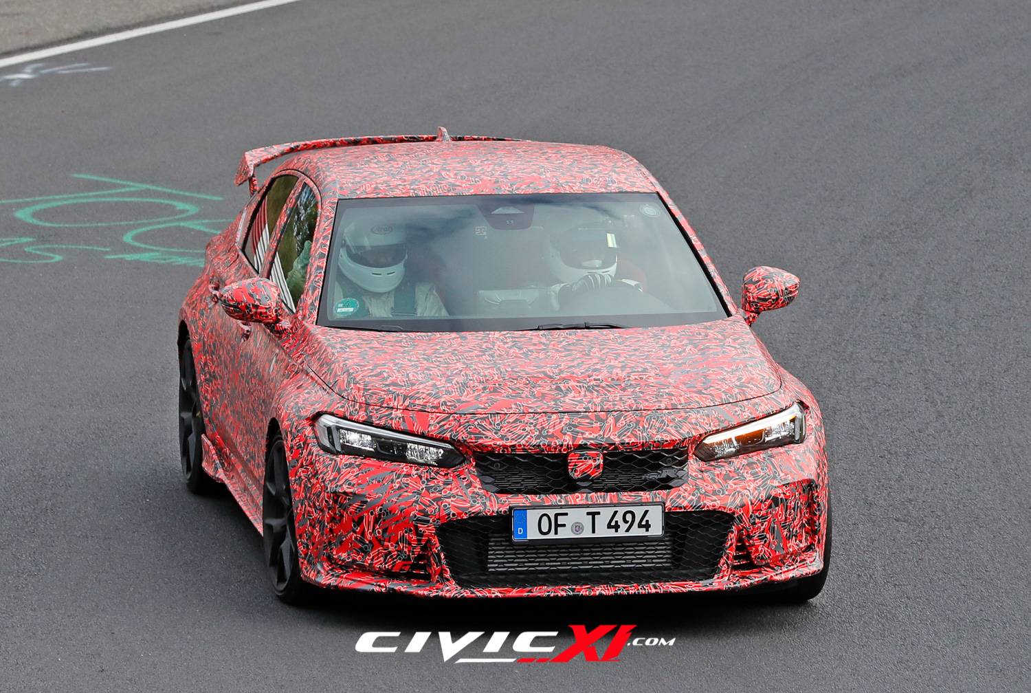11th Gen Honda Civic ? First Video of 2023 Civic Type R Track Testing at Nurburgring! 2022-civic-type-r-nurburgring-track-testing-21