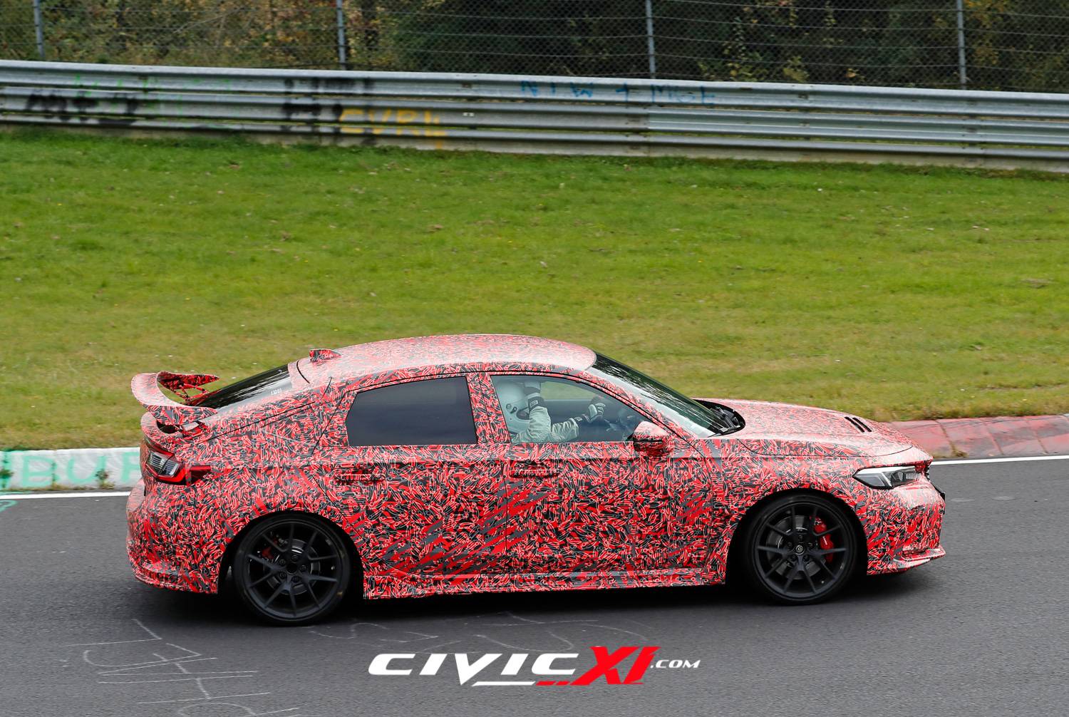 11th Gen Honda Civic ? First Video of 2023 Civic Type R Track Testing at Nurburgring! 2022-civic-type-r-nurburgring-track-testing-26