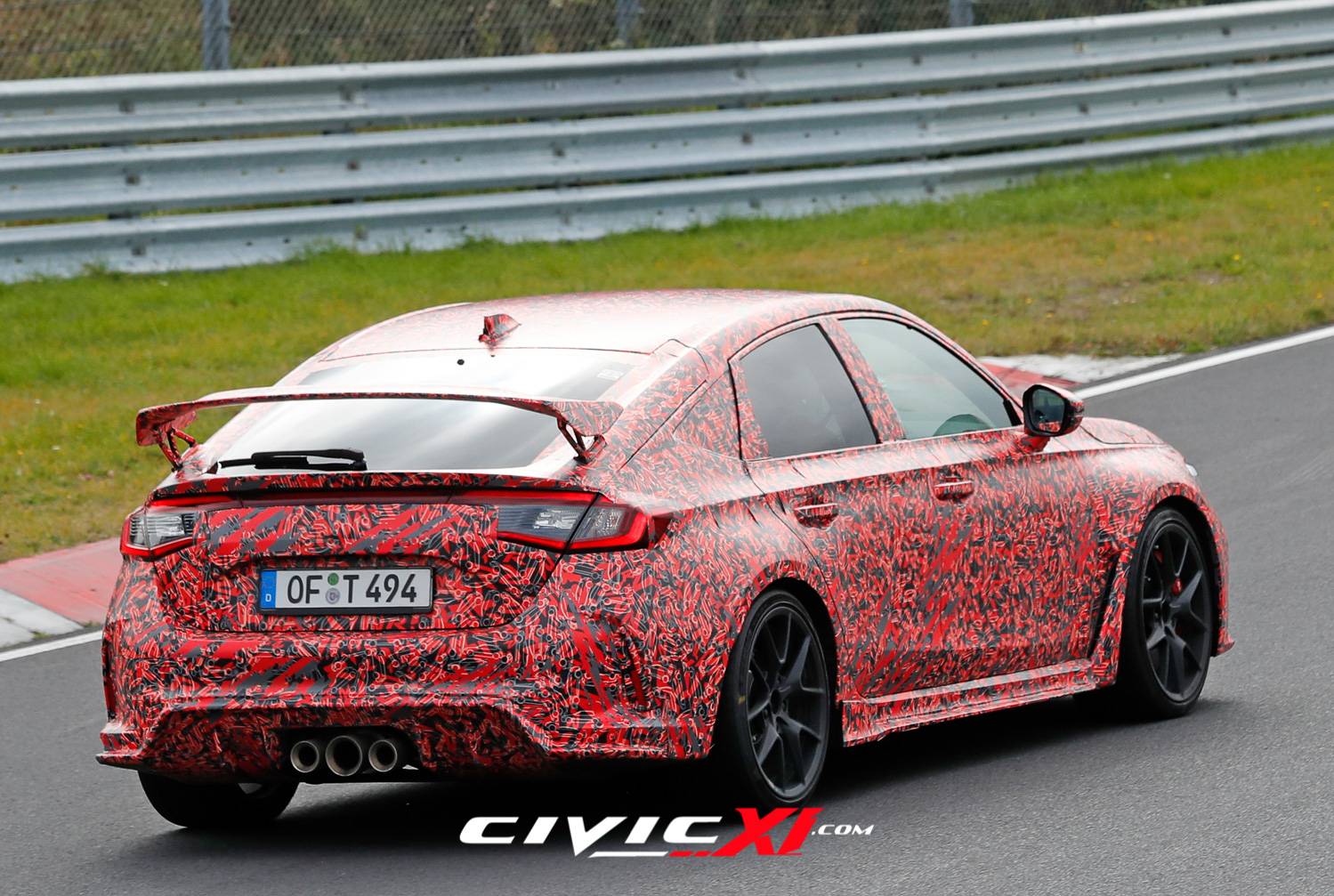 11th Gen Honda Civic ? First Video of 2023 Civic Type R Track Testing at Nurburgring! 2022-civic-type-r-nurburgring-track-testing-29