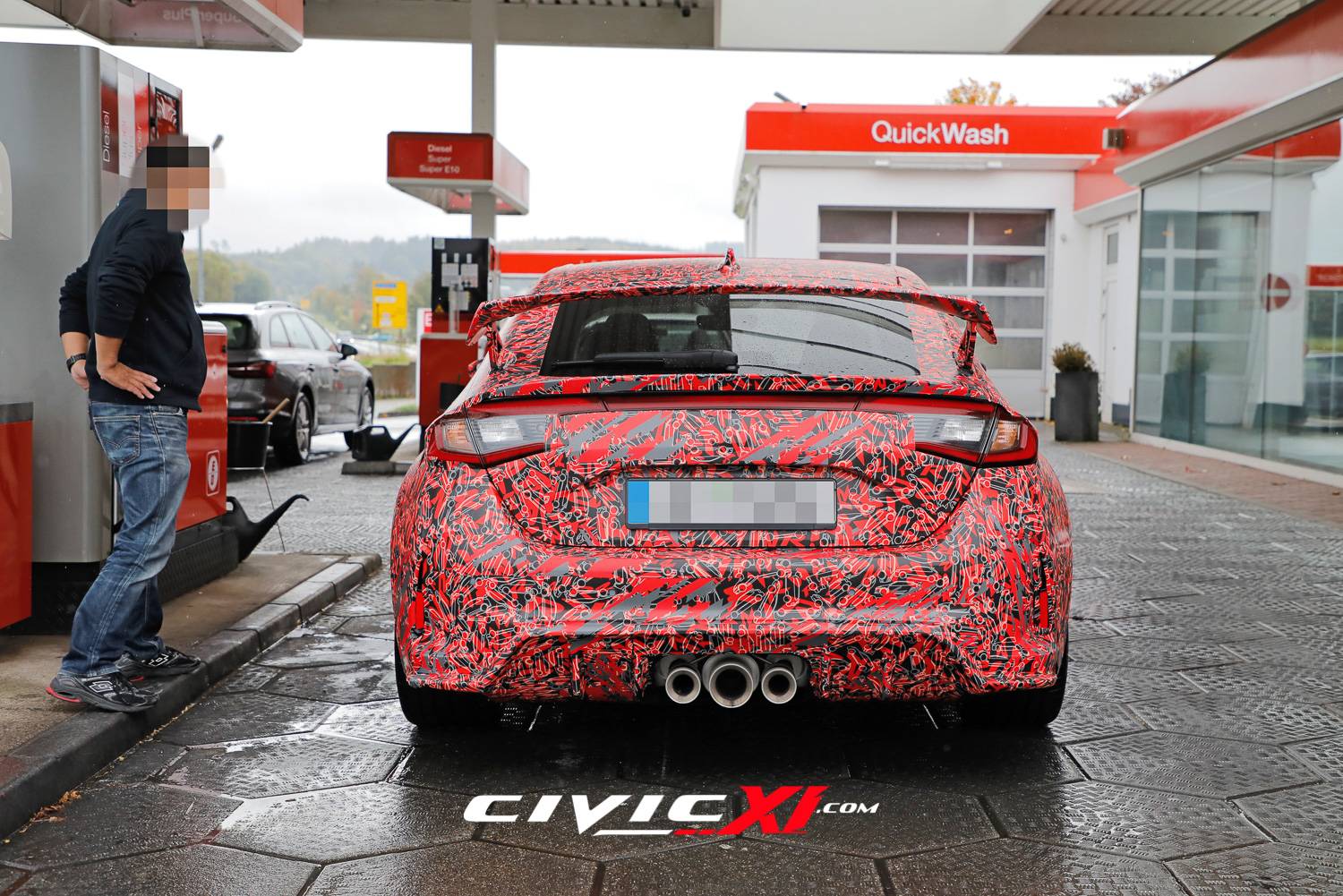 11th Gen Honda Civic ? 2022 Civic Type R Spied Inside & Out (First Interior Shots)! 265/30/19 tires revealed. 2022-civic-type-r-spied-interior-first-look-exterior-closeups-17