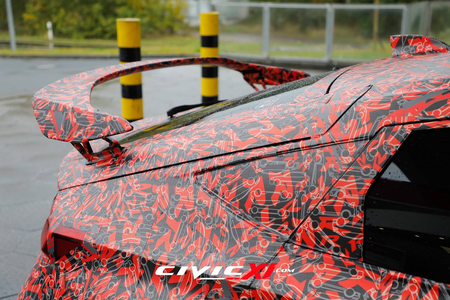 11th Gen Honda Civic ? 2022 Civic Type R Spied Inside & Out (First Interior Shots)! 265/30/19 tires revealed. 2022-civic-type-r-spied-interior-first-look-exterior-closeups-23