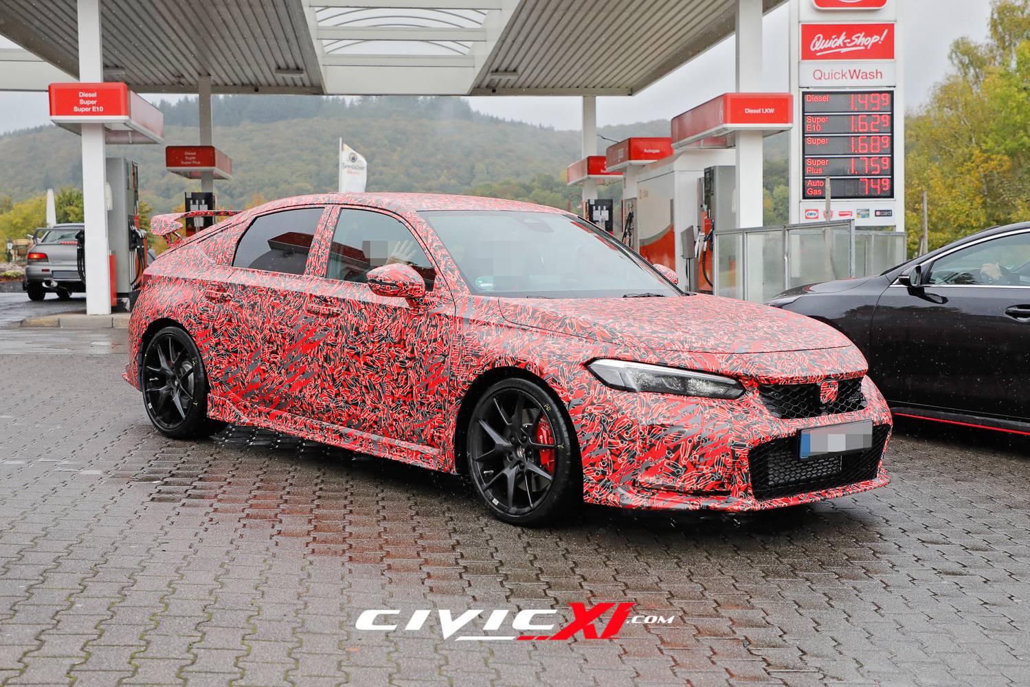 11th Gen Honda Civic ? 2022 Civic Type R Spied Inside & Out (First Interior Shots)! 265/30/19 tires revealed. 2022-civic-type-r-spied-interior-first-look-exterior-closeups-31