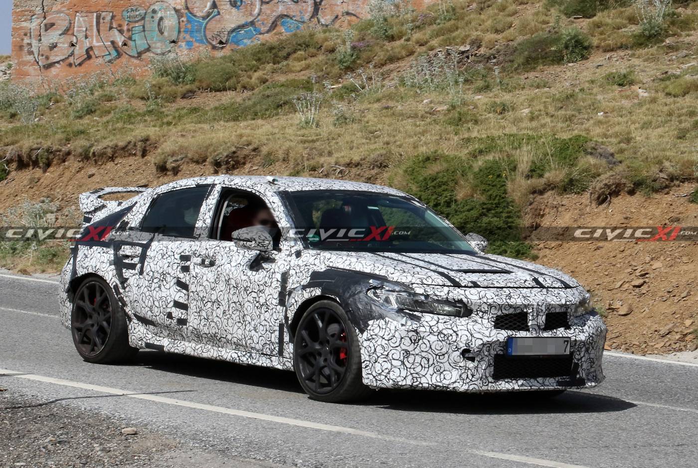 11th Gen Honda Civic Next Civic Type R Spied Testing in Southern Europe 2022-civic-type-r-testing-europe-23