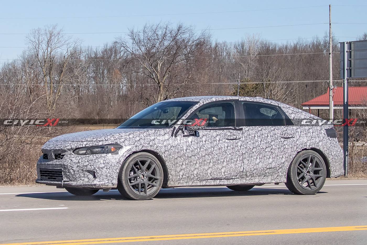11th Gen Honda Civic 2022 Civic Hatchback Spied Again With New Wheels, Less Camo 2022-honda-civic-hatchback-1
