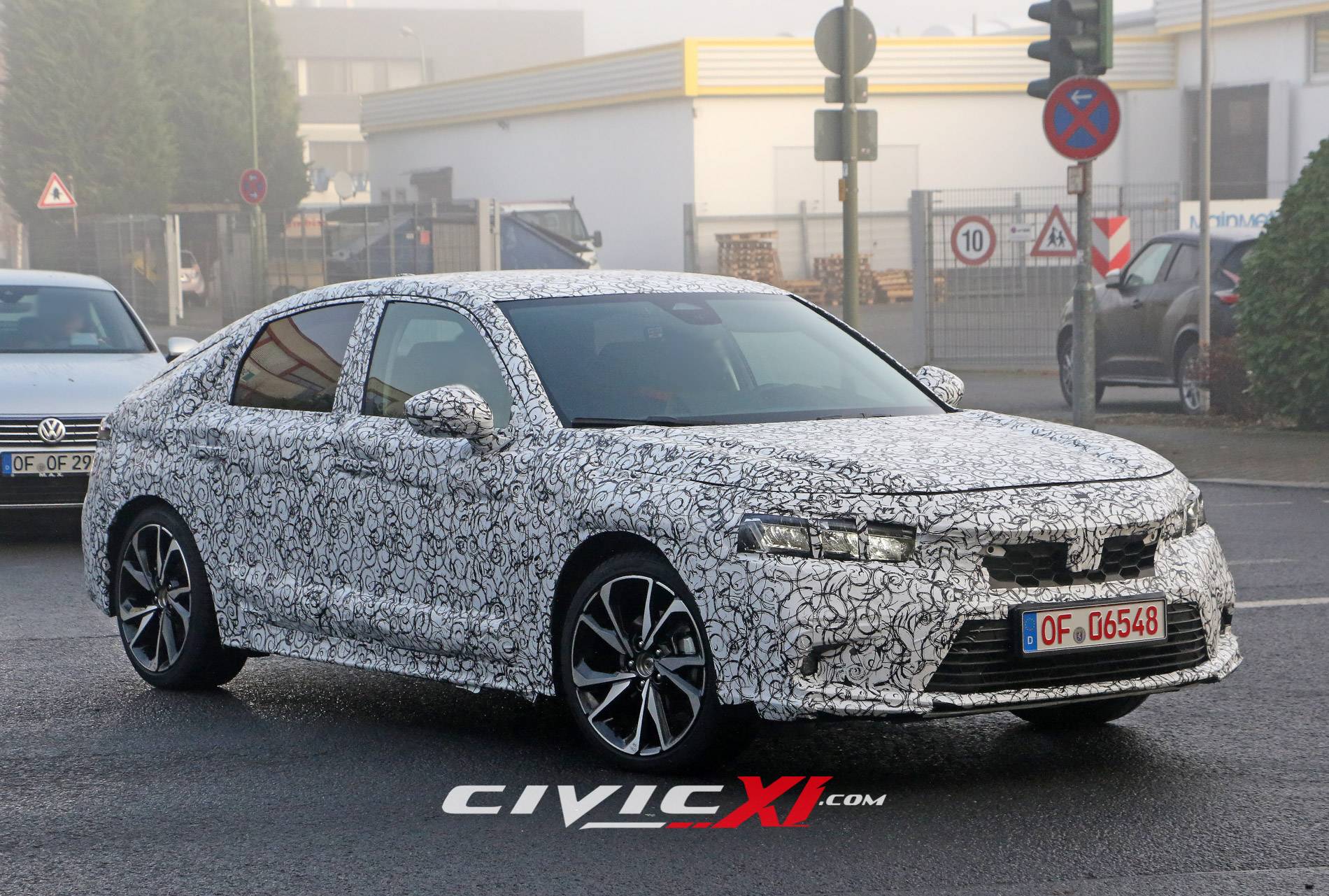 11th Gen Honda Civic Spied: 2022 Civic Hatchback up close 2022 Honda Civic Hatchback 6