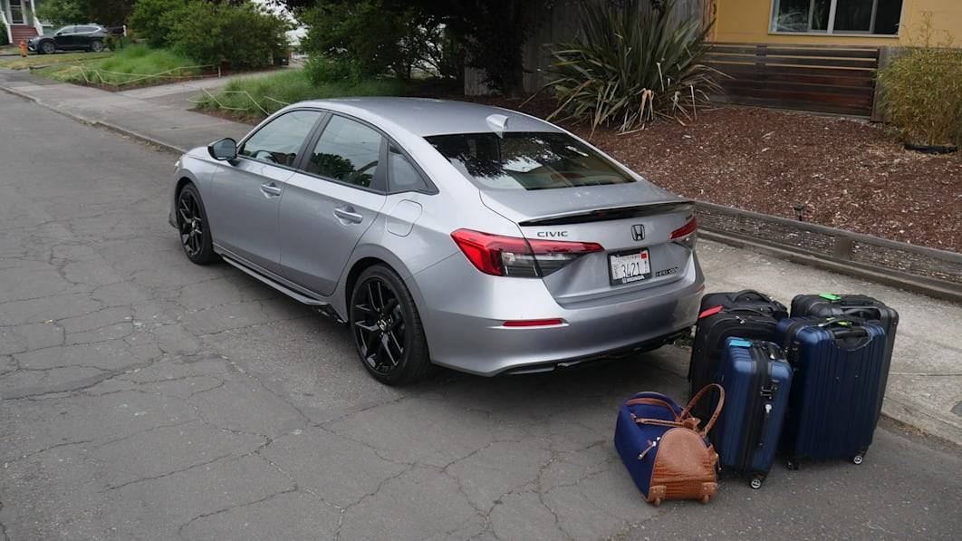 11th Gen Honda Civic 2022 Civic Luggage Capacity Test Shows Midsize Sedan Capability 2022-Honda-Civic-Luggage-Test