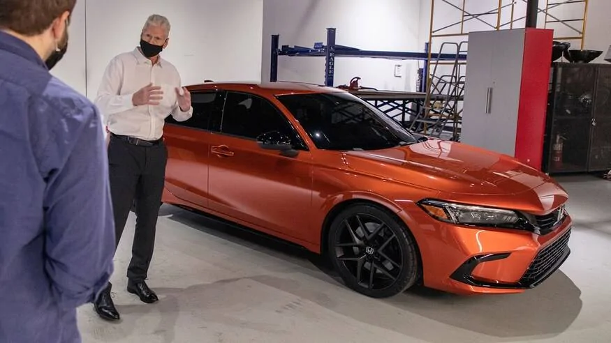 11th Gen Honda Civic New set of Civic 11 pics plus video; it's growing on me... 2022-Honda-Civic-Prototype-25-1