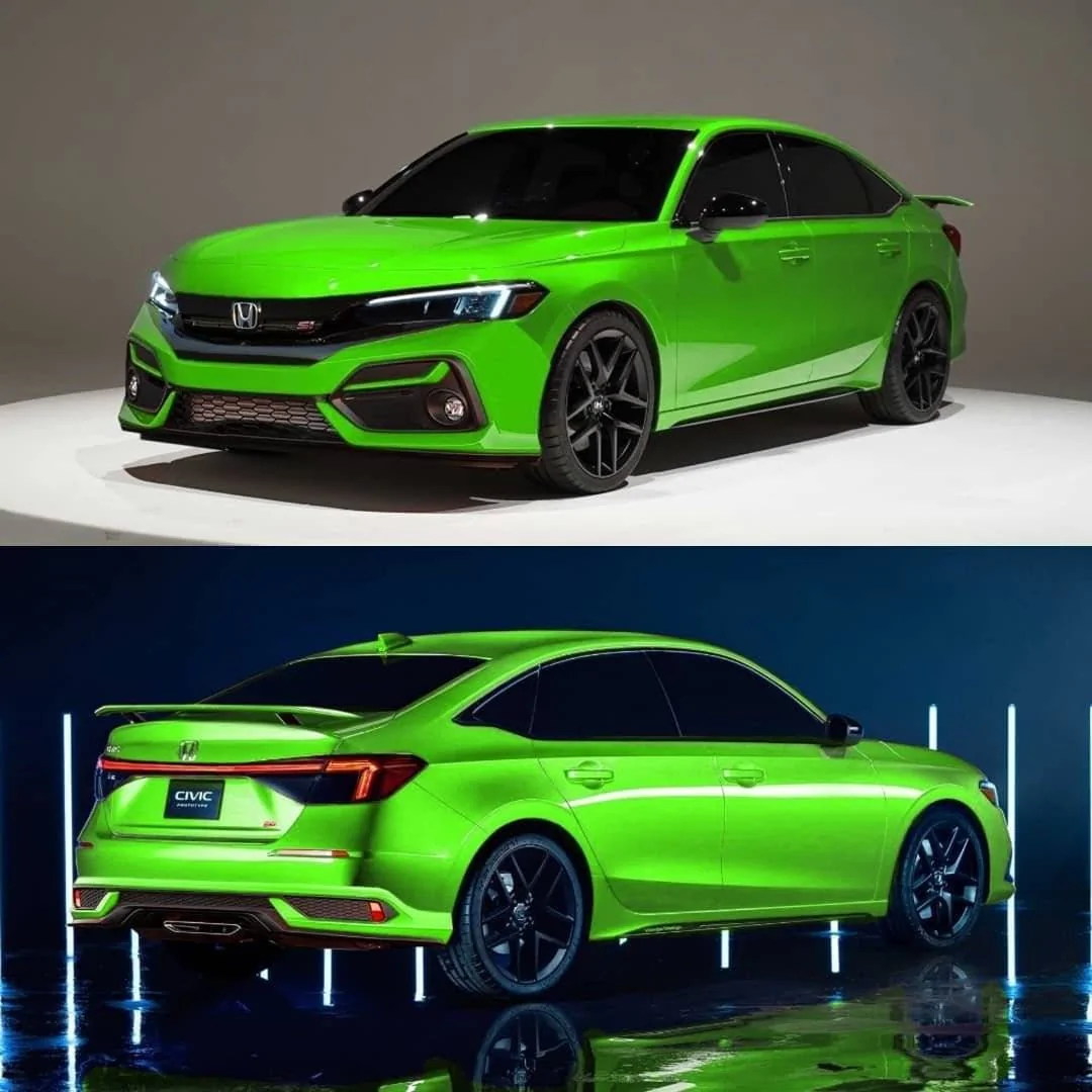 11th Gen Honda Civic 2022 Civic Si Sedan imagined in renderings 2022-honda-civic-si-rendering-5-jpg