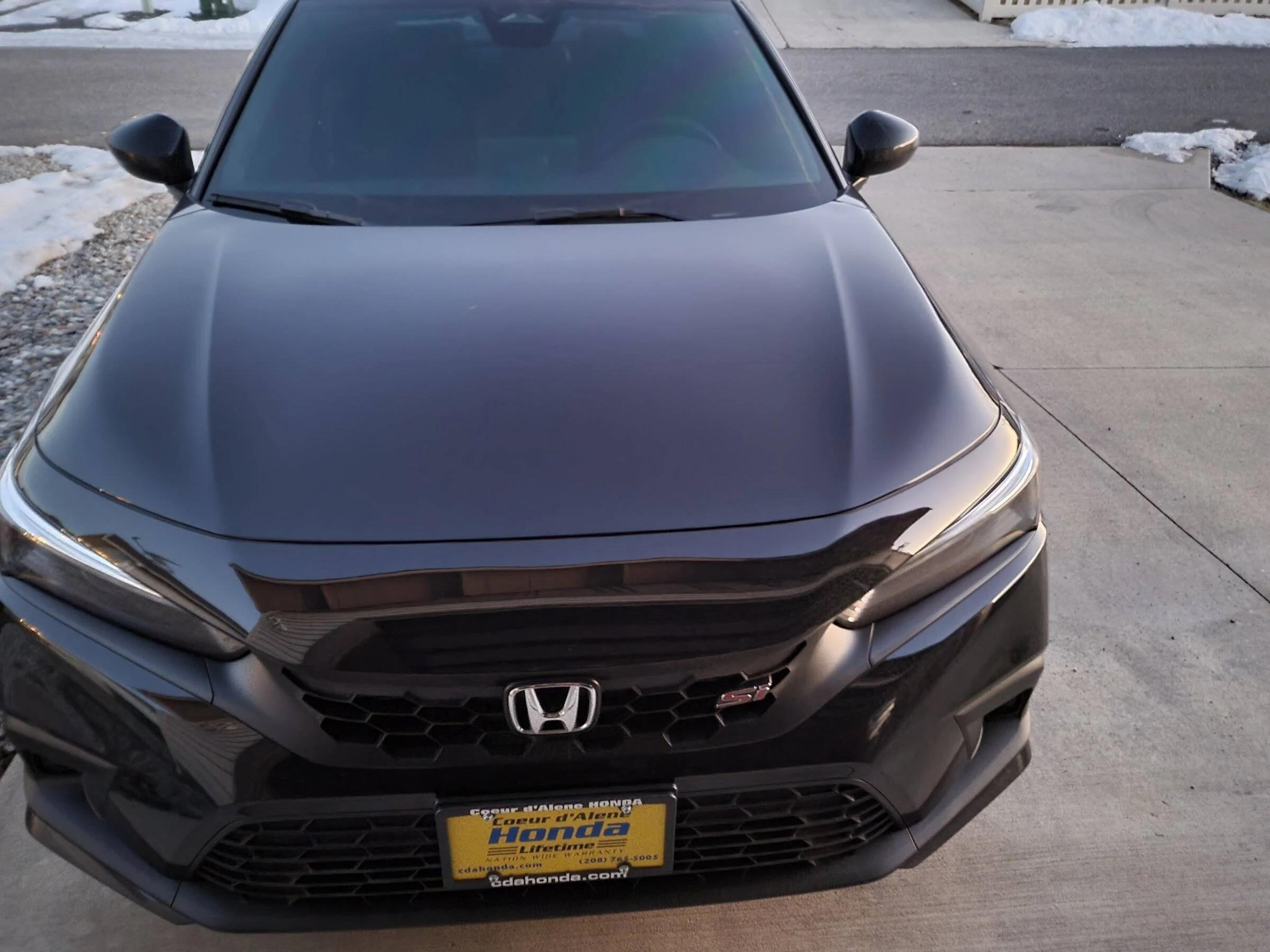 11th Gen Honda Civic Black 2022 Si delivered. Need ideas for wheels / rims 20220127_170732