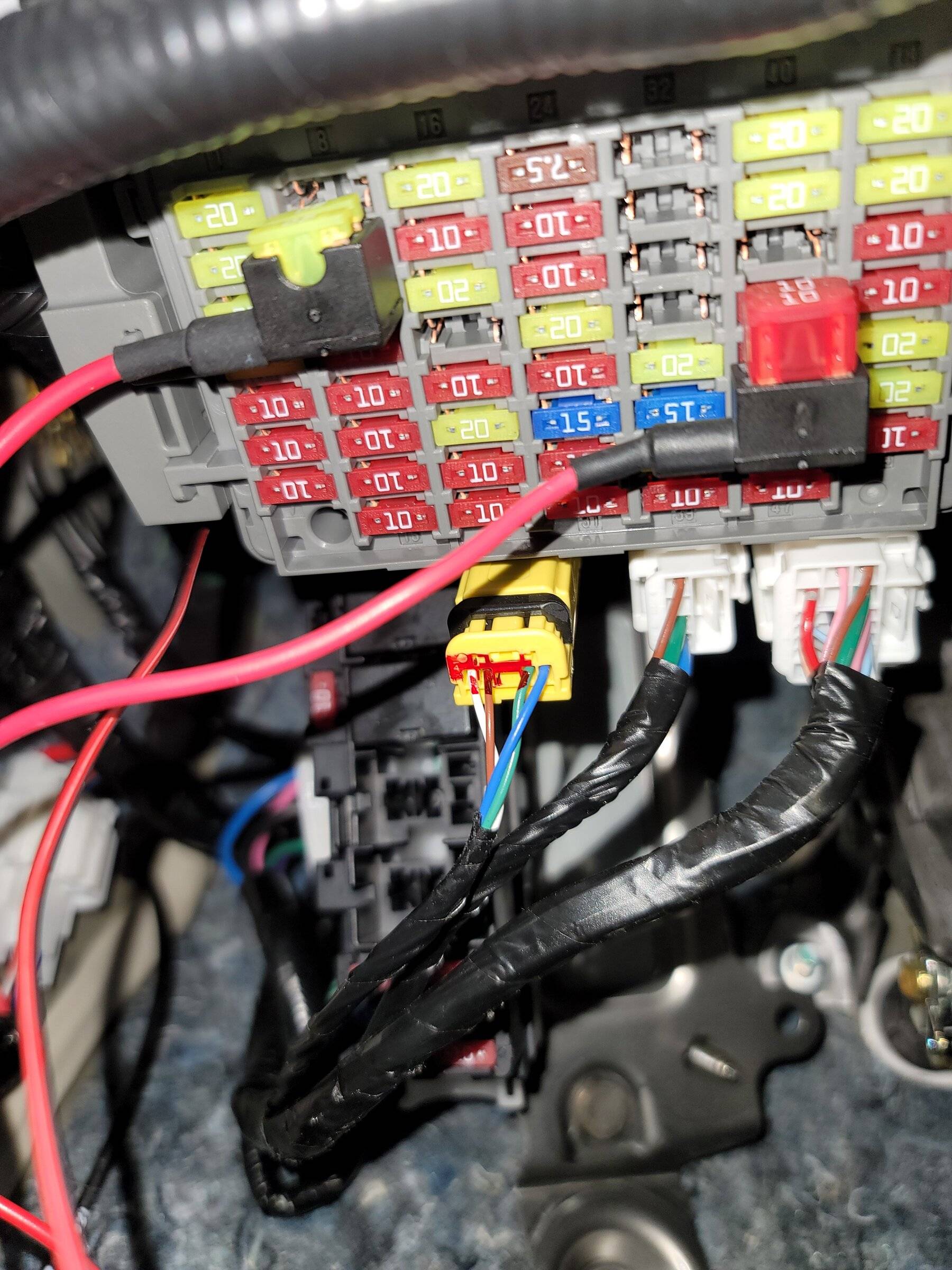 11th Gen Honda Civic Hard wiring for dash cam 20220212_194642