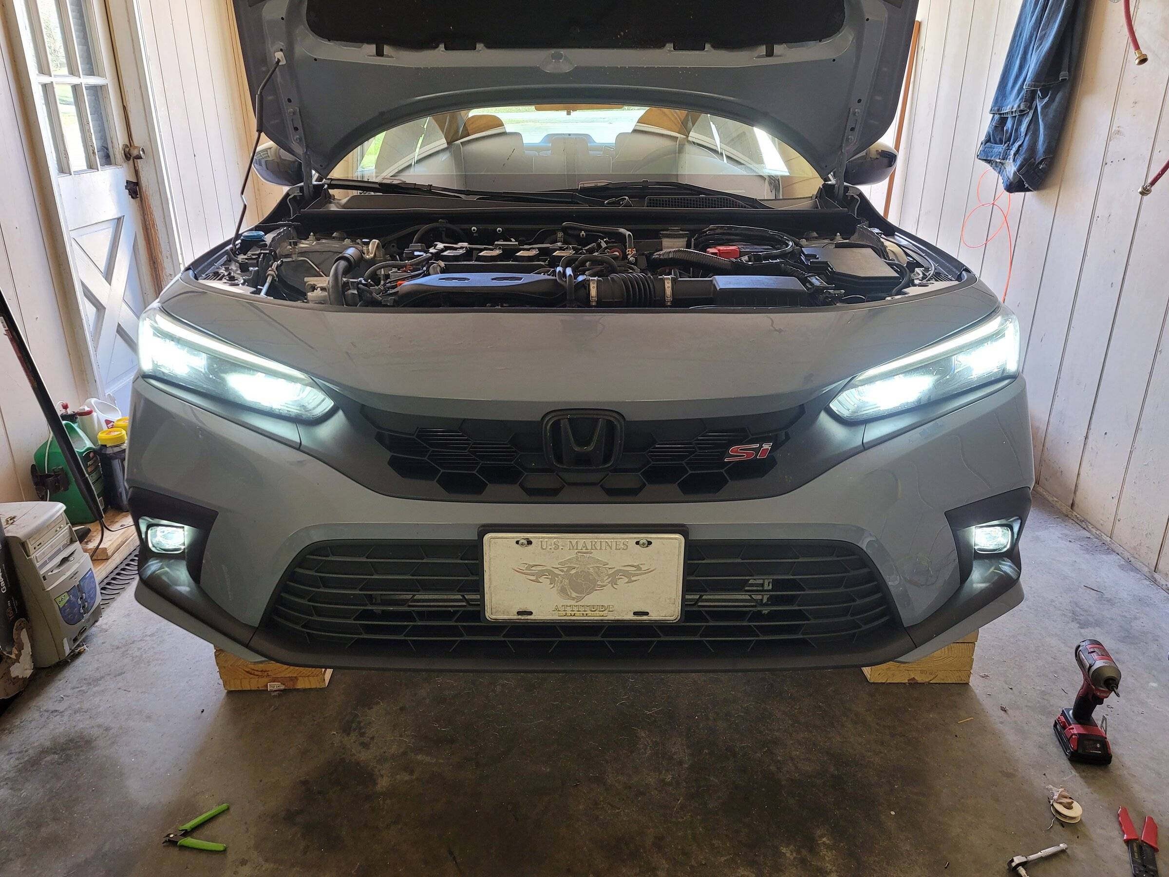 11th Gen Honda Civic Looking for 2022+ Civic Si OEM Fog Light Installation Help 20220326_155706