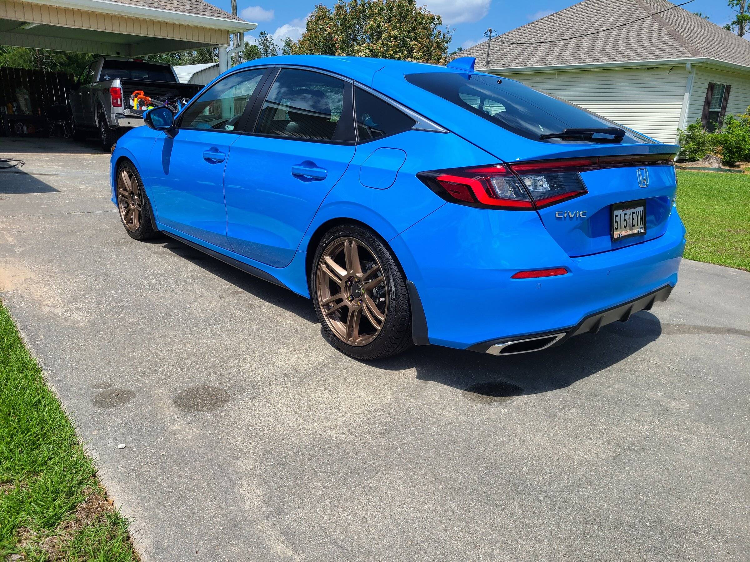 11th Gen Honda Civic The Wife's Boost Blue Sport Touring 20220503_143803