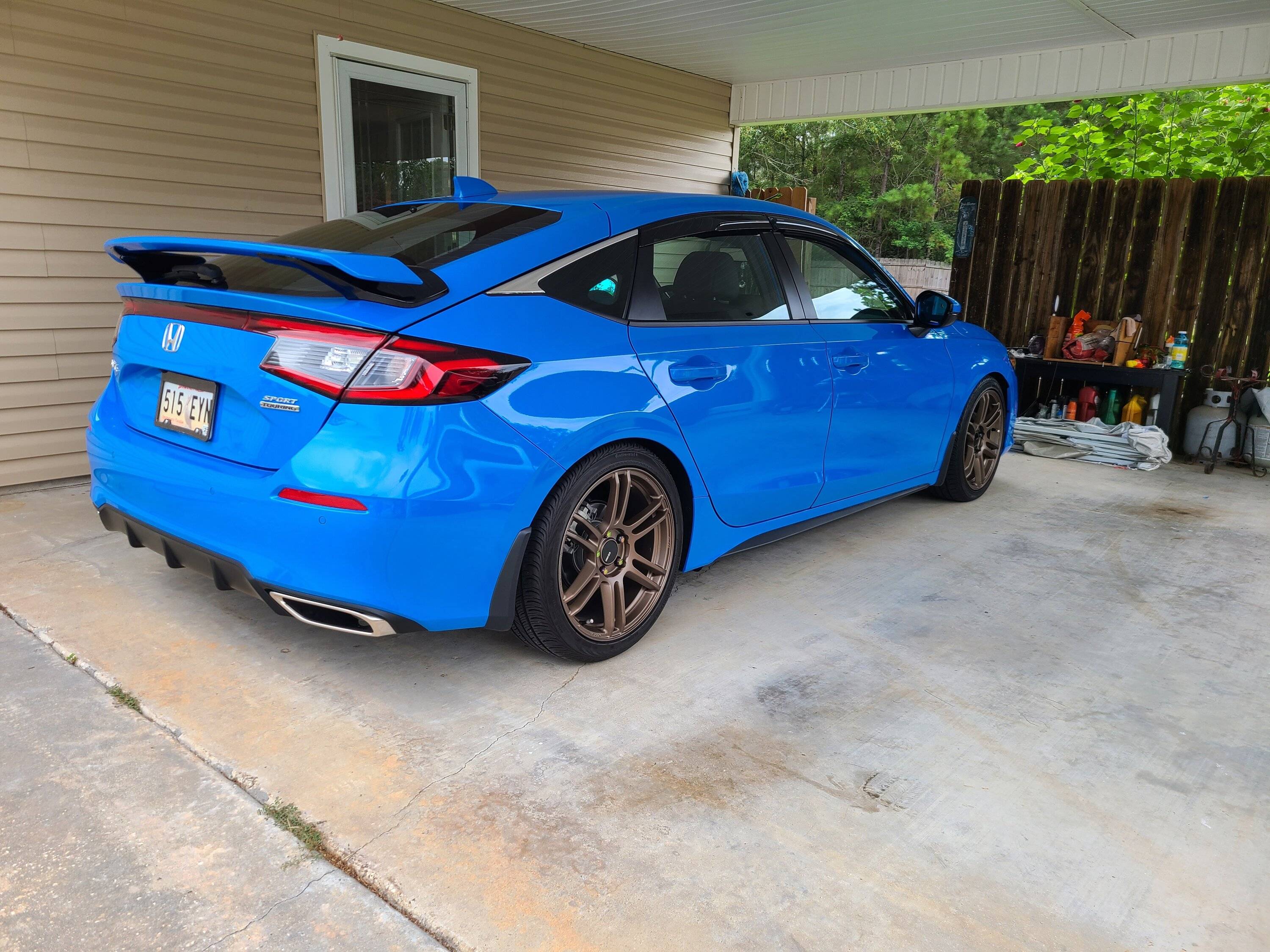 11th Gen Honda Civic The Wife's Boost Blue Sport Touring 20220723_171105
