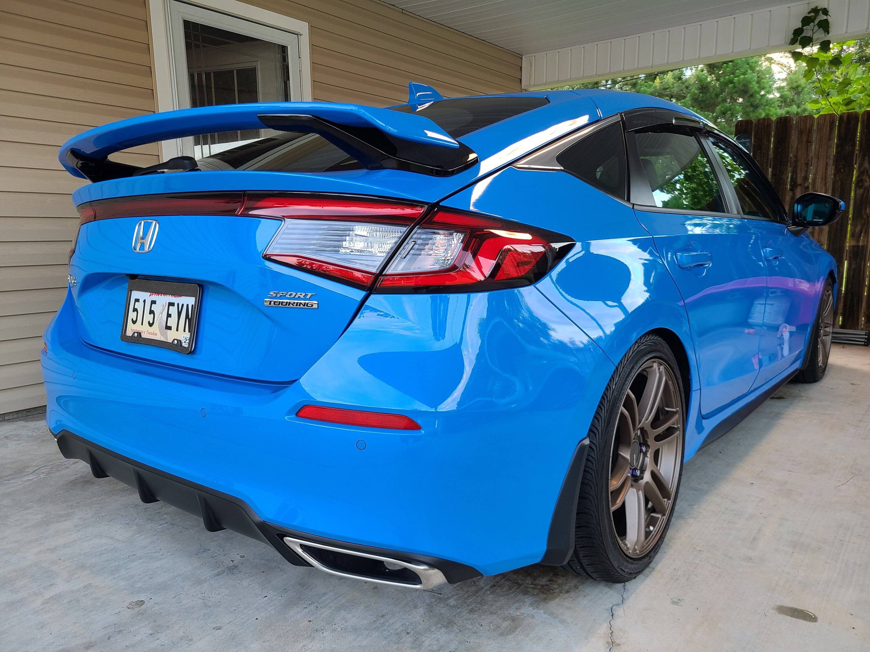 11th Gen Honda Civic The Wife's Boost Blue Sport Touring 20220813_192543