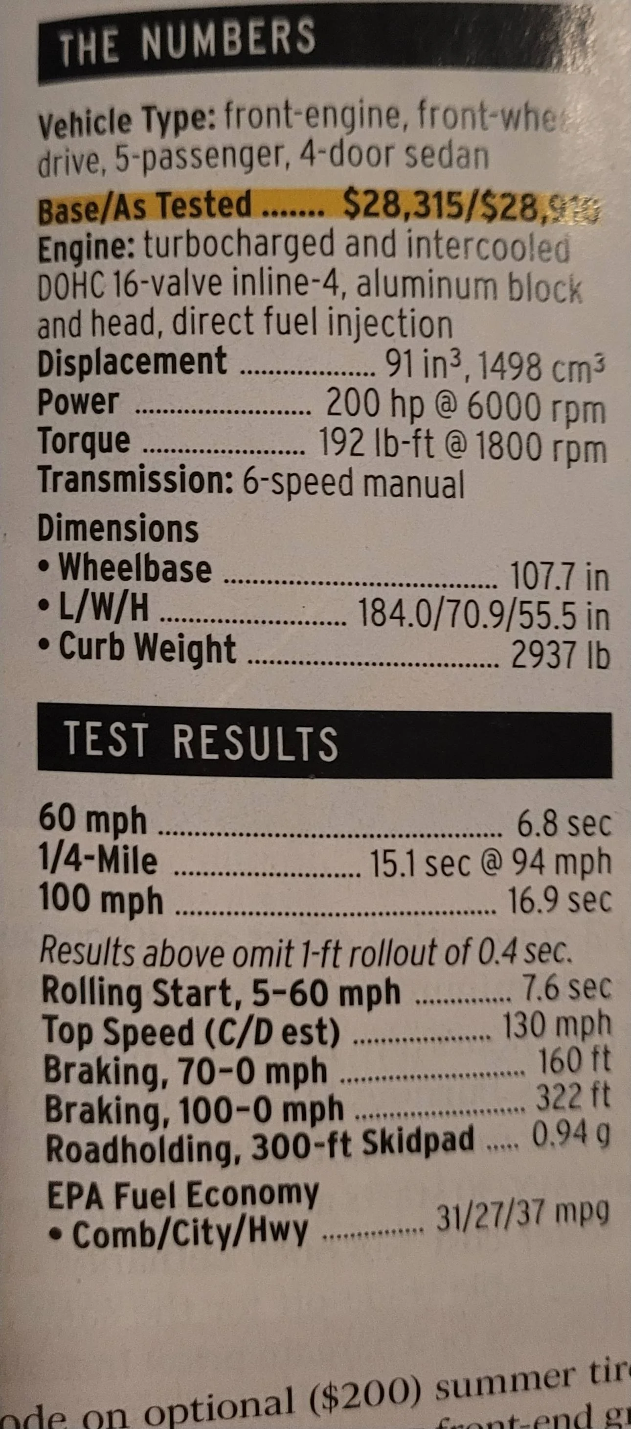 11th Gen Honda Civic Si curb weight? 20220905_173805