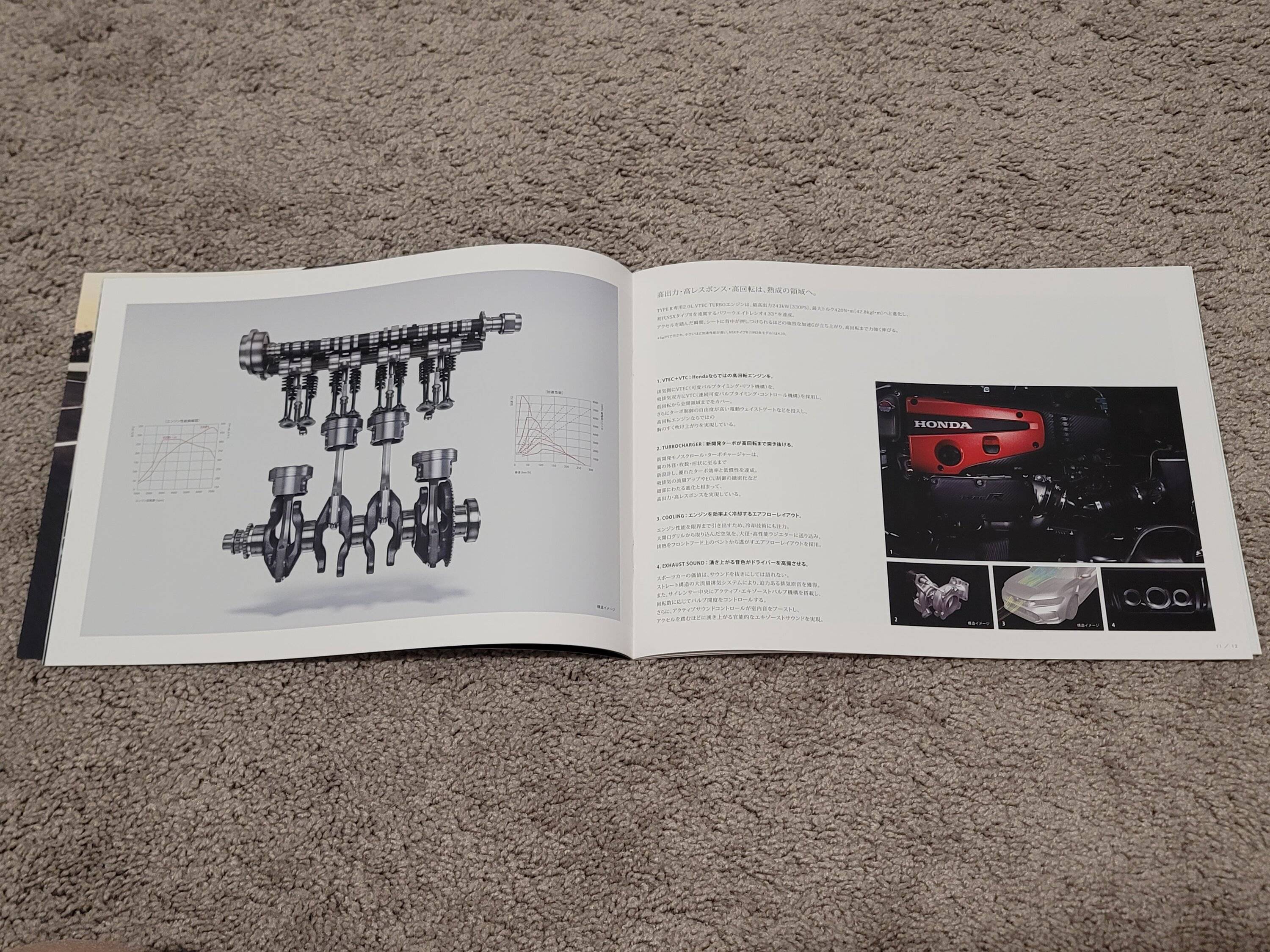 11th Gen Honda Civic SOLD JDM CTR FL5 3 Brochure Set 20220926_211725