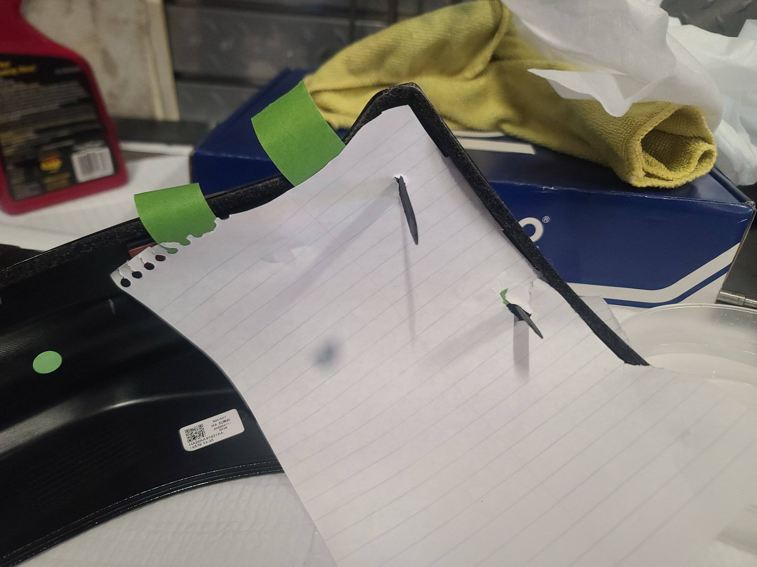 11th Gen Honda Civic An easier way to install HPD front under body spoiler 2022+ 20221221_152908