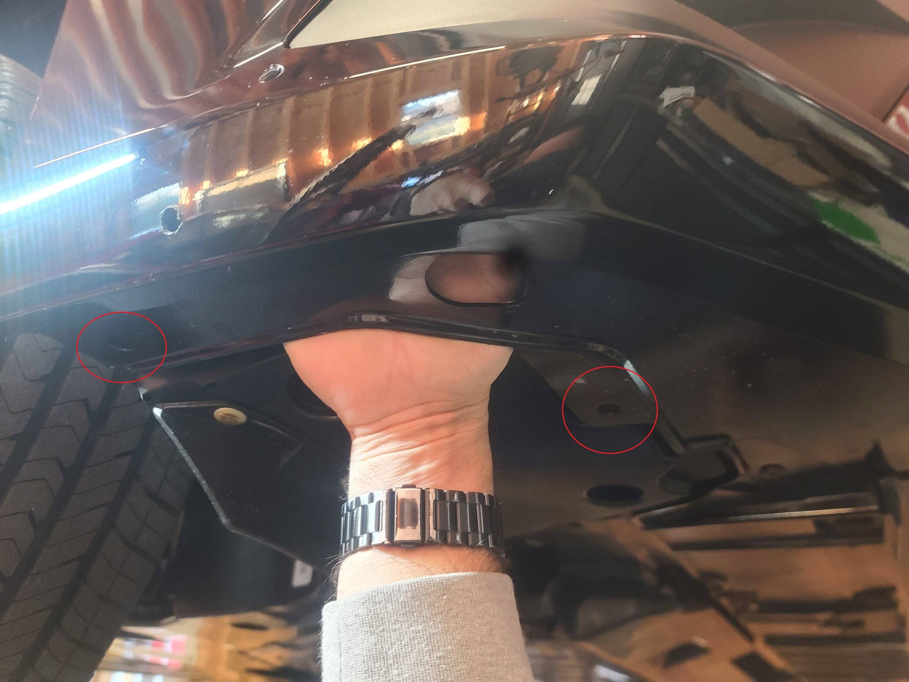 11th Gen Honda Civic An easier way to install HPD front under body spoiler 2022+ 20221221_153247