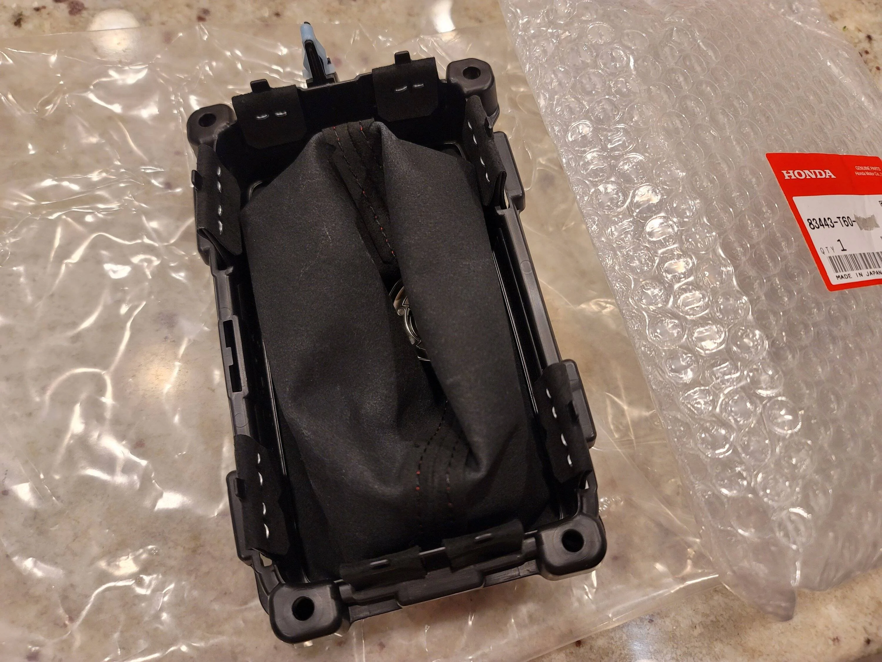 11th Gen Honda Civic OEM Factory JDM Alcantara Shift Boot (New) - RESTOCKED 20230116_180103