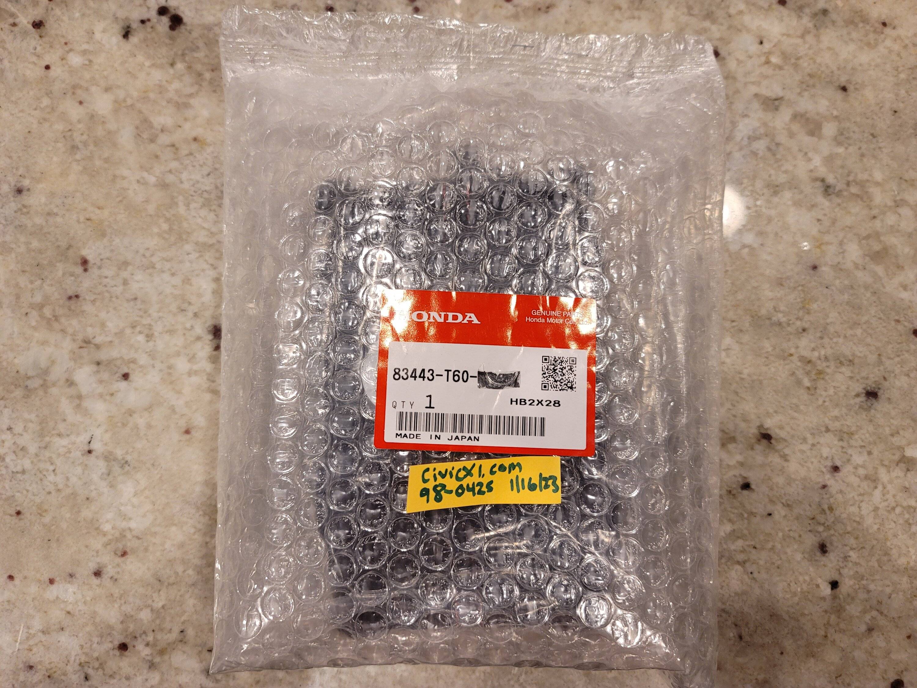 11th Gen Honda Civic OEM Factory JDM Alcantara Shift Boot (New) - RESTOCKED 20230116_182027