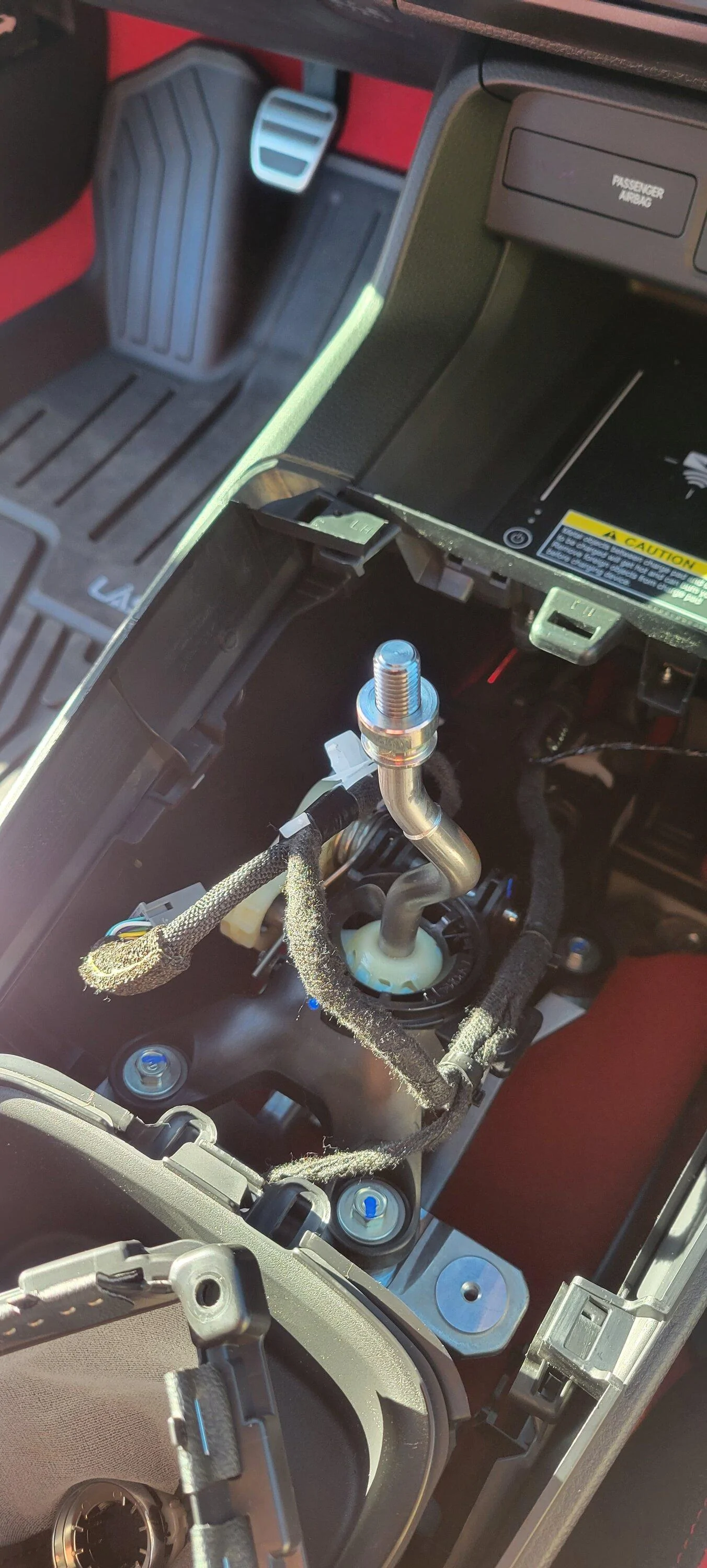 11th Gen Honda Civic TTD Craft Carbon Fiber Steering Wheel installed in FL5 20230218_164209