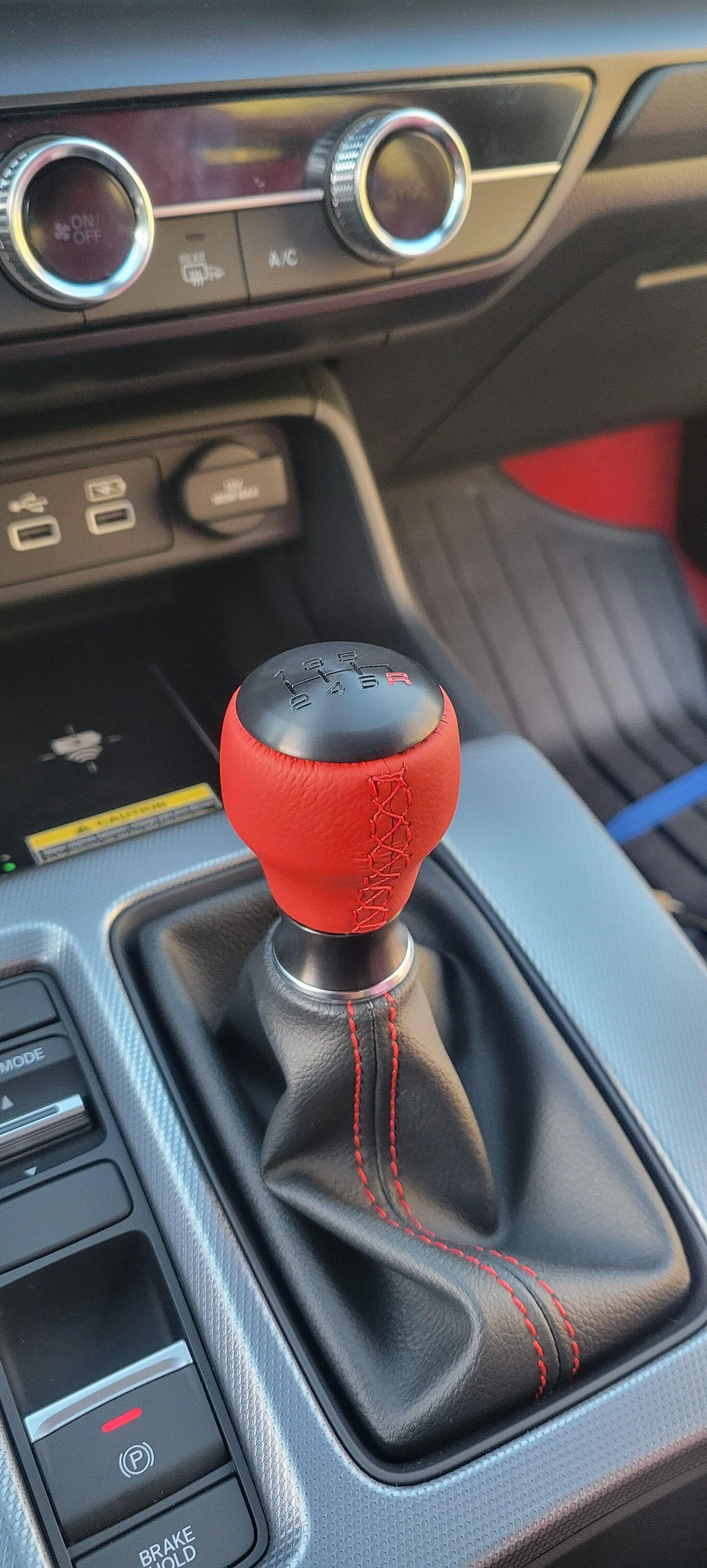 11th Gen Honda Civic TTD Craft Carbon Fiber Steering Wheel installed in FL5 20230218_165721