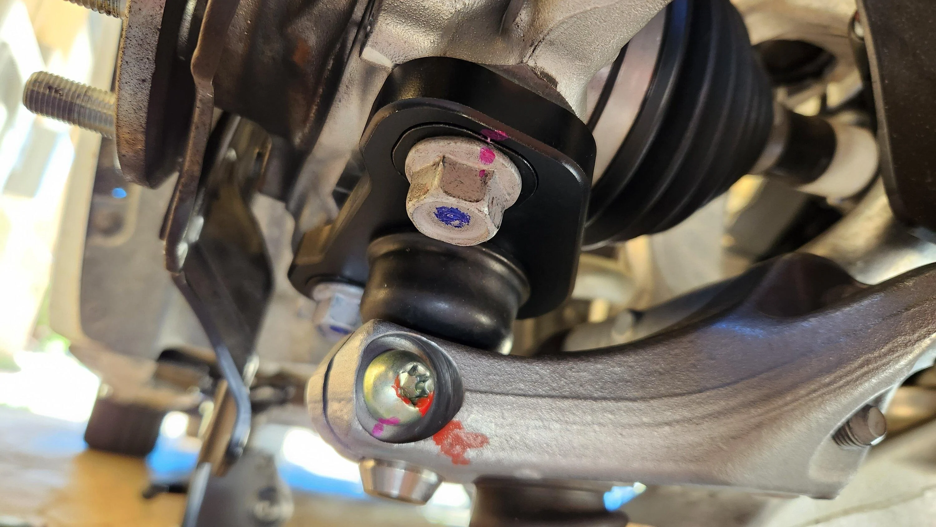 11th Gen Honda Civic Stock Front Camber and tire wear on track 20230506_122649