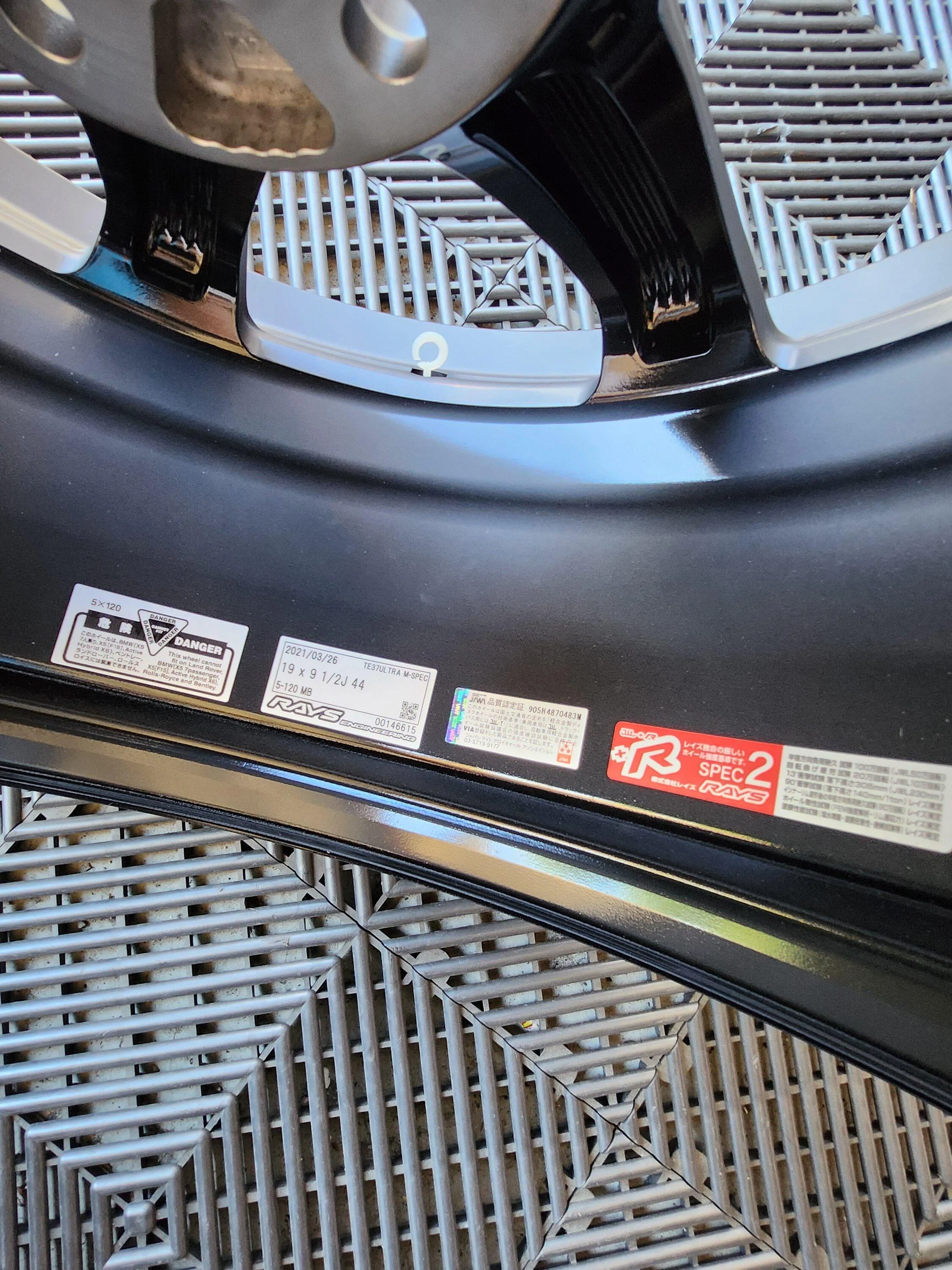 11th Gen Honda Civic Volk Rays TE37 Ultra M-Spec 19x9.5 +44 5x120 20230807_102502